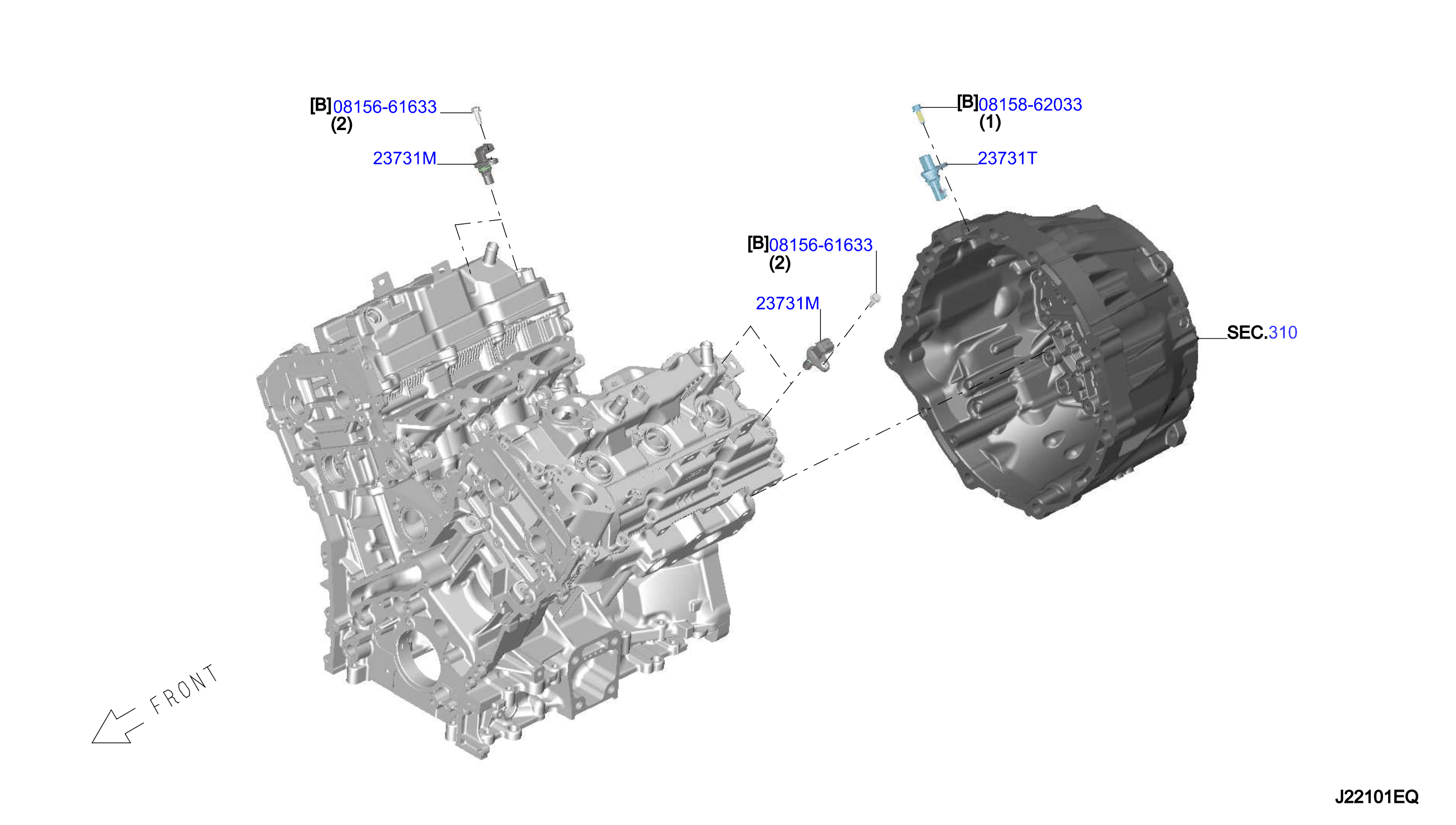 DISTRIBUTOR & IGNITION TIMING SENSOR