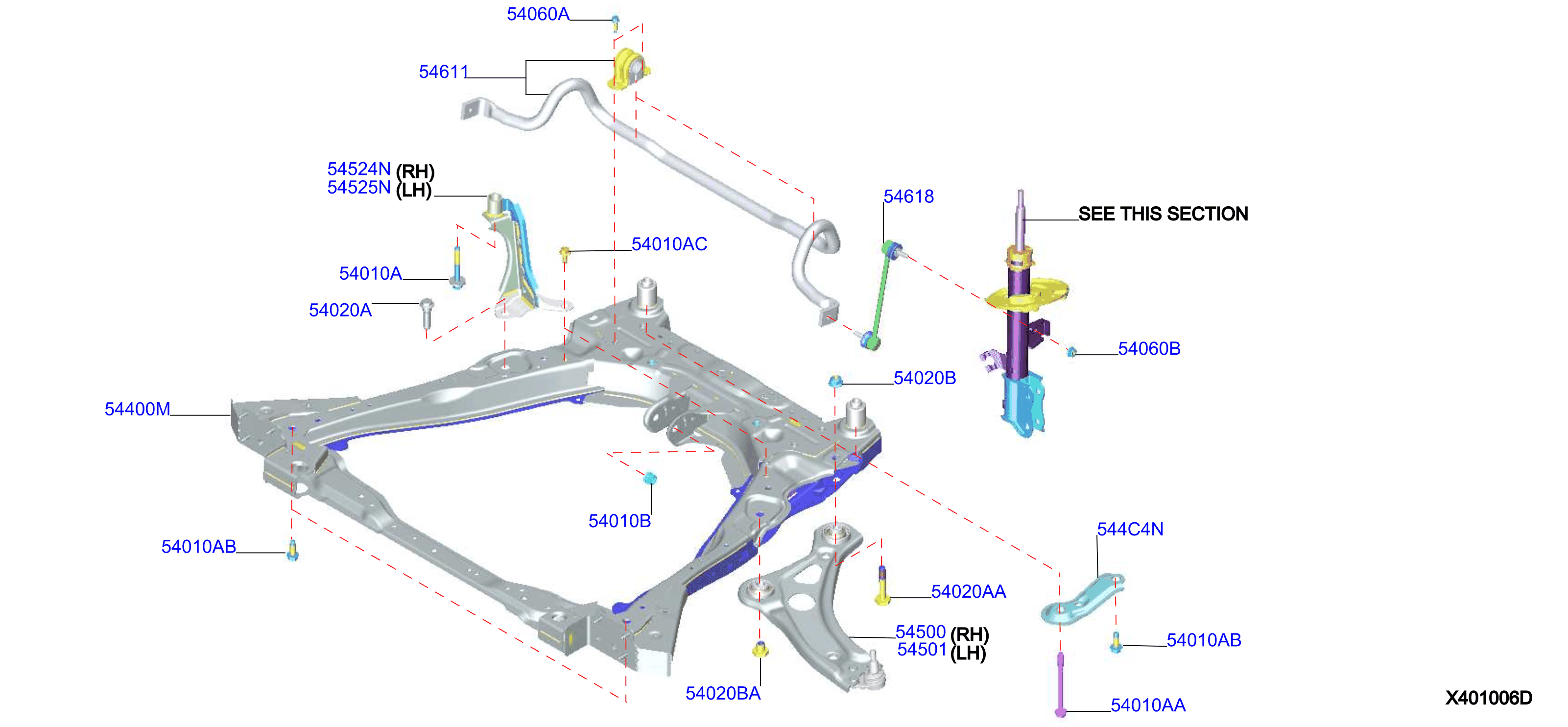 Front Suspension Strut Absorber