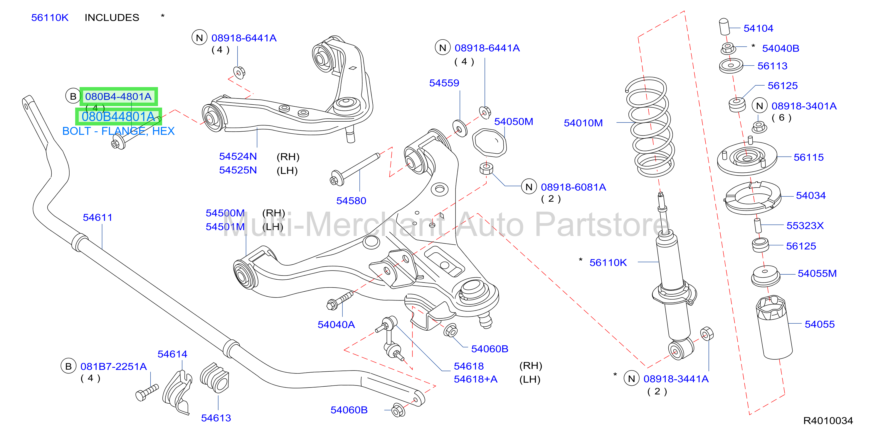 BOLT - FLANGE, HEX