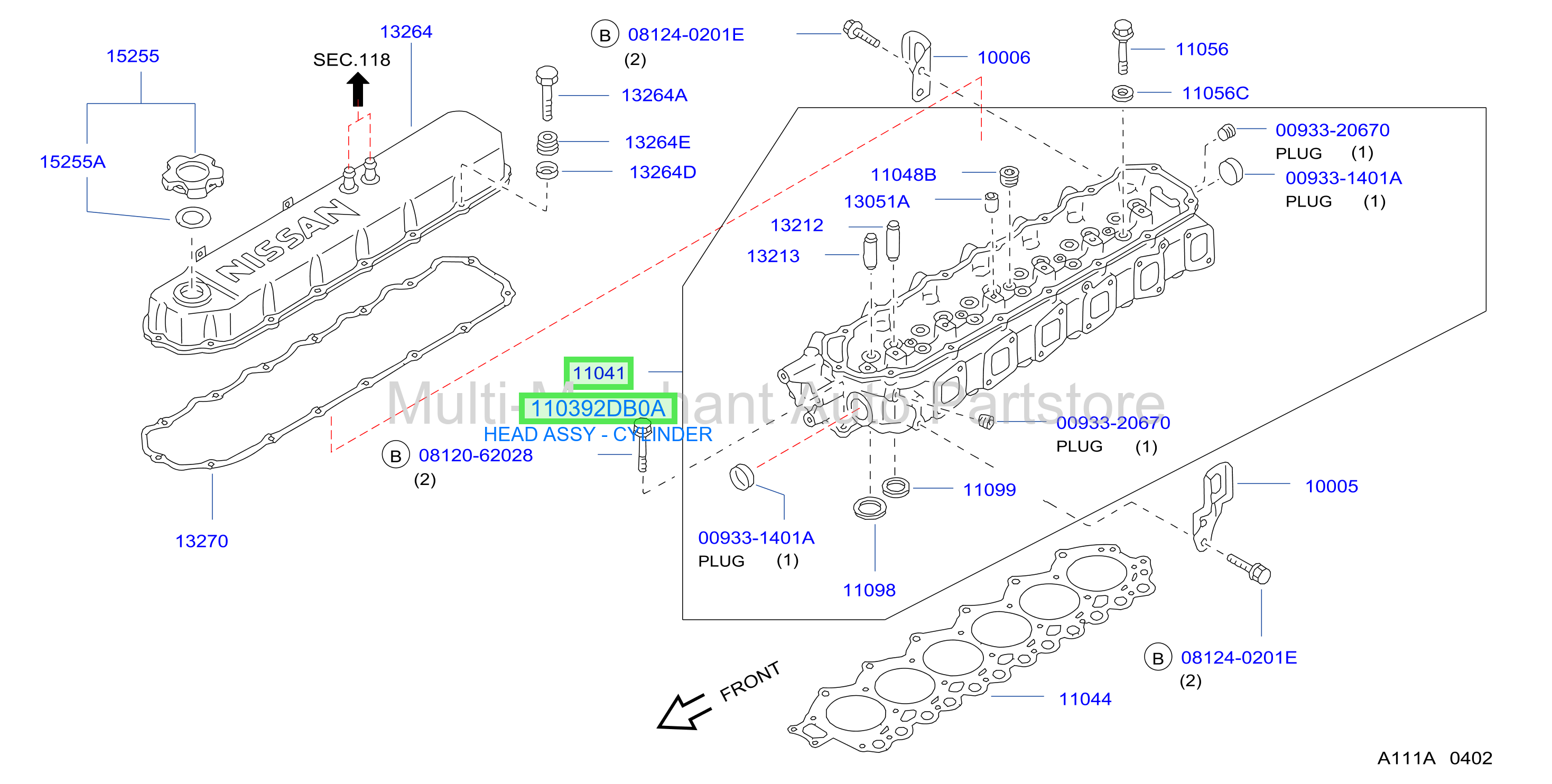HEAD ASSY - CYLINDER