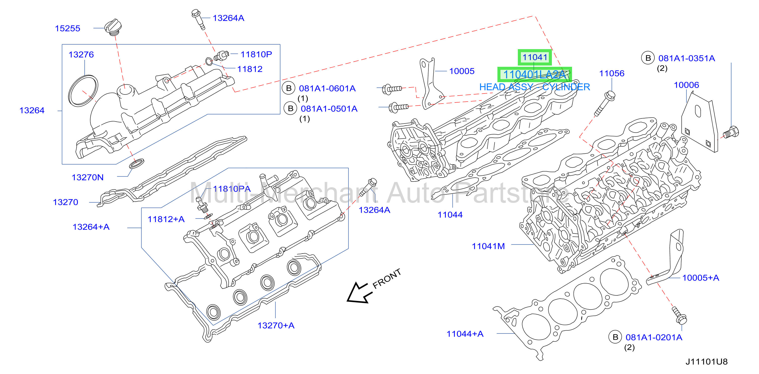 HEAD ASSY - CYLINDER
