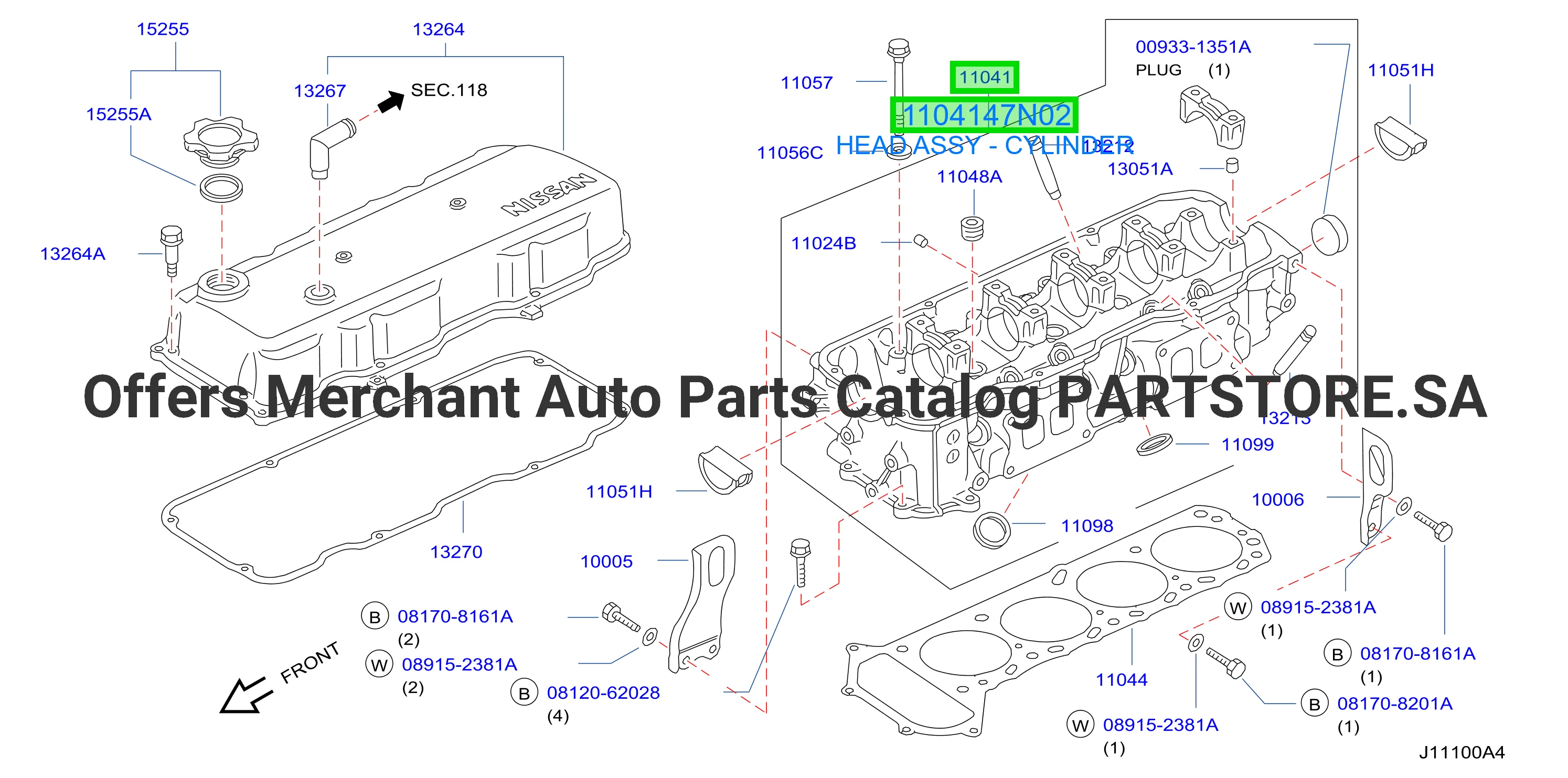 HEAD ASSY - CYLINDER