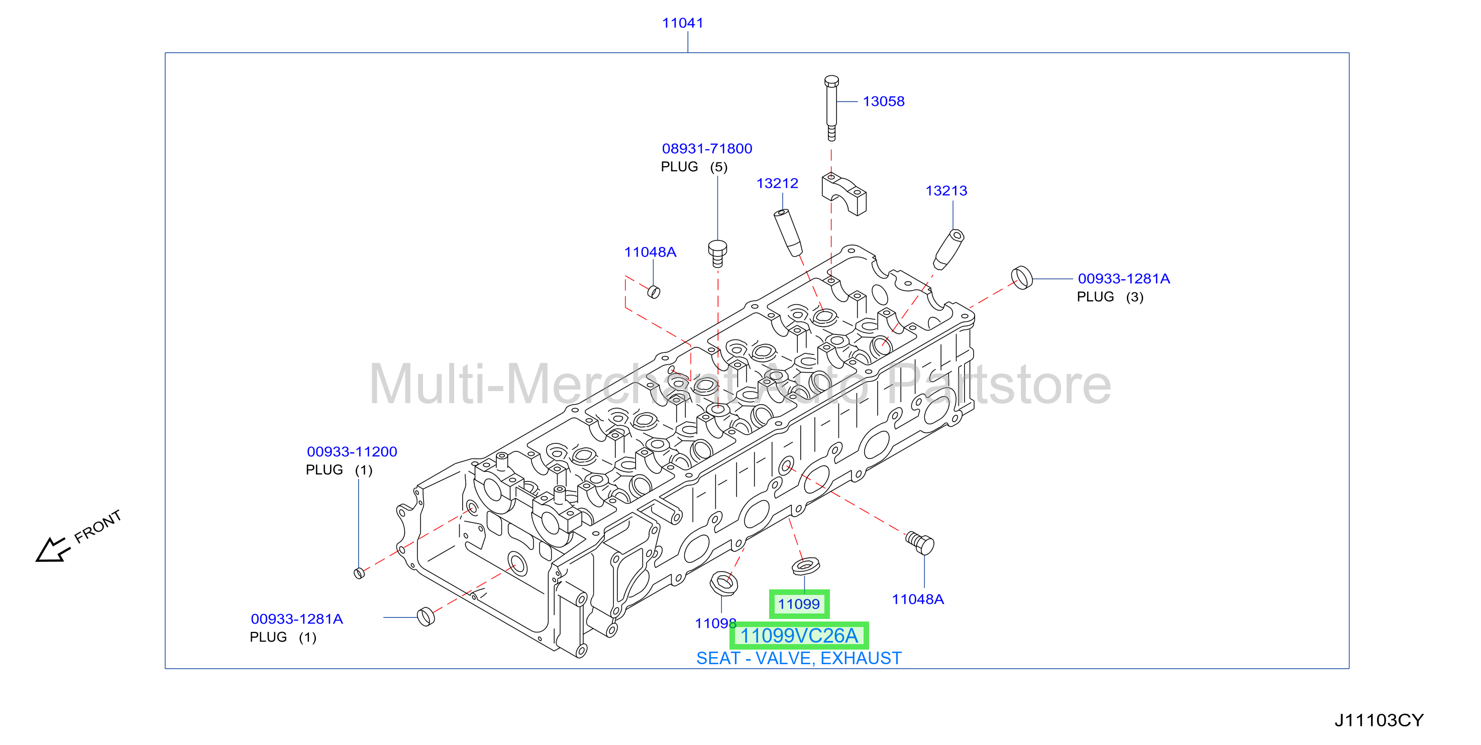 SEAT - VALVE, EXHAUST