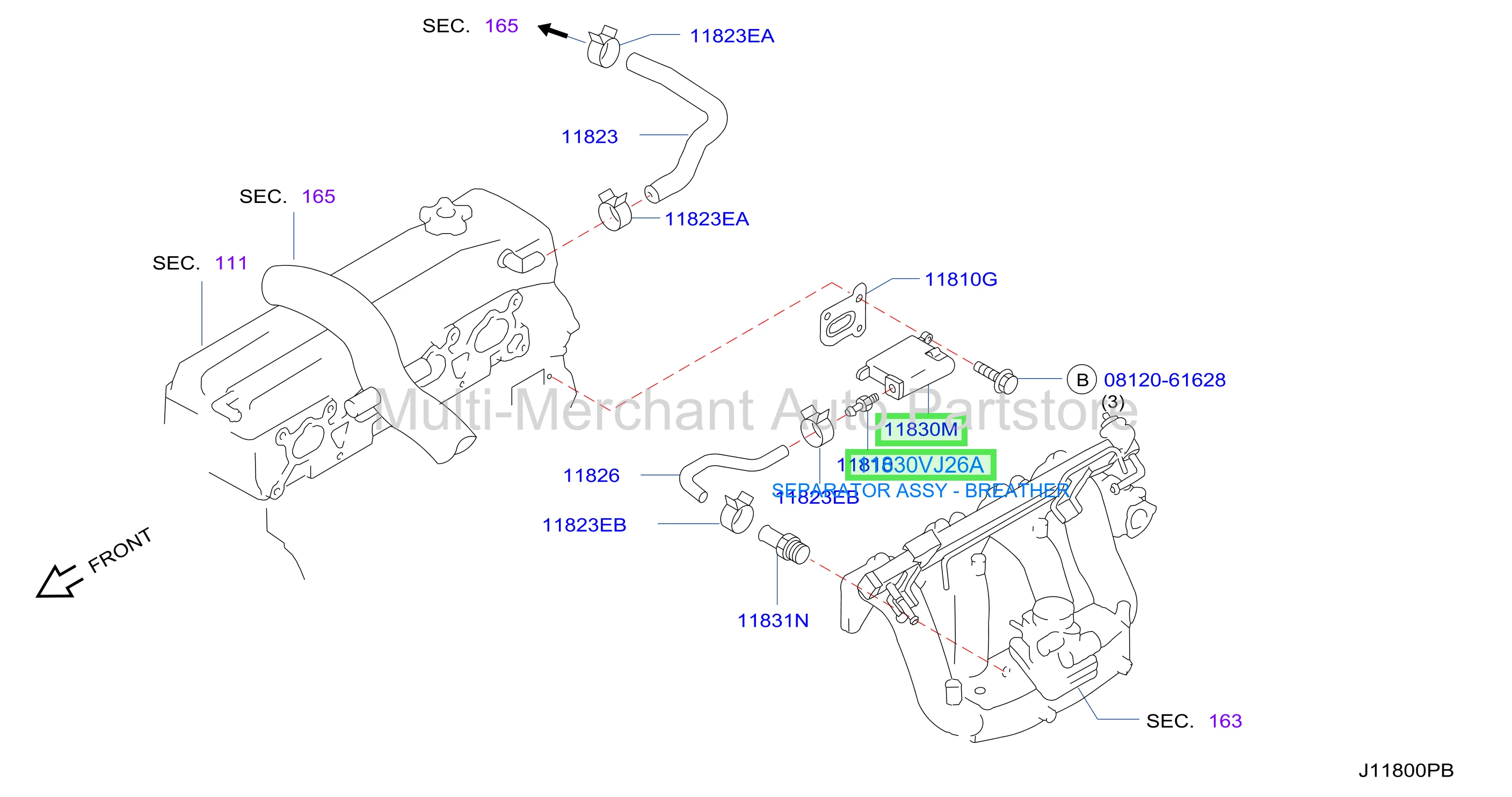 SEPARATOR ASSY - BREATHER
