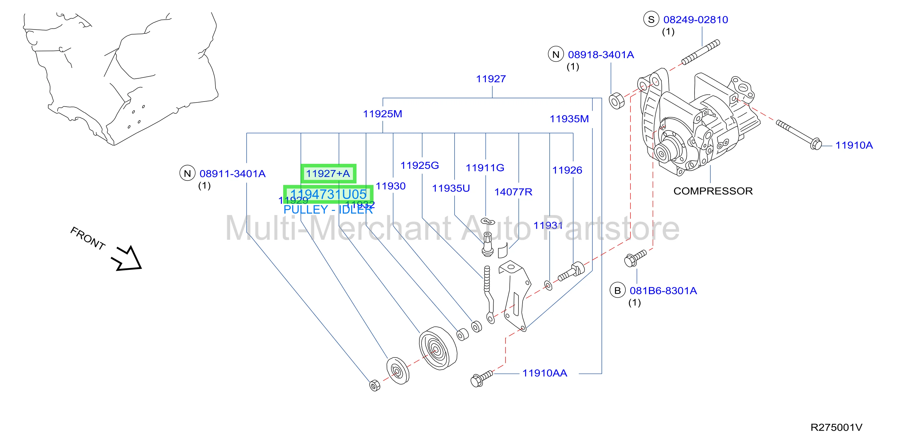 PULLEY - IDLER