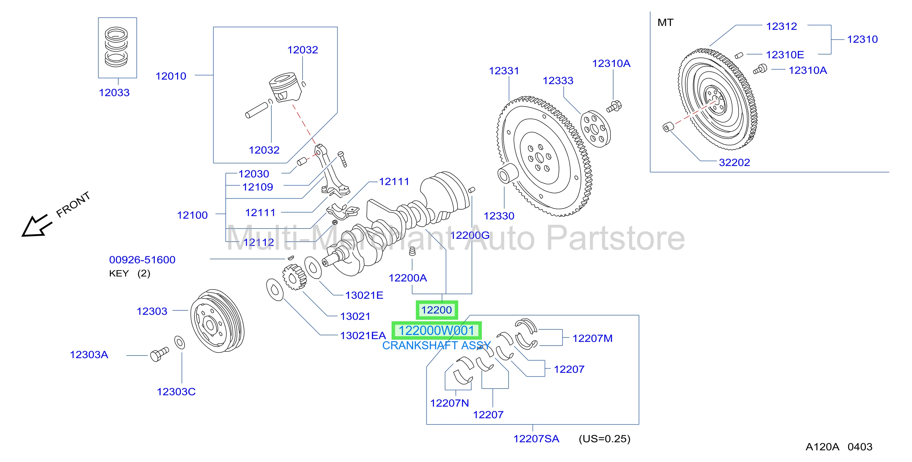 CRANKSHAFT ASSY