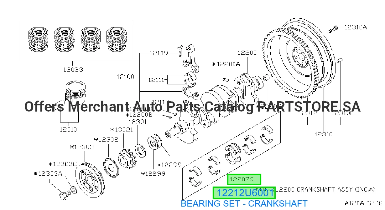 BEARING SET - CRANKSHAFT
