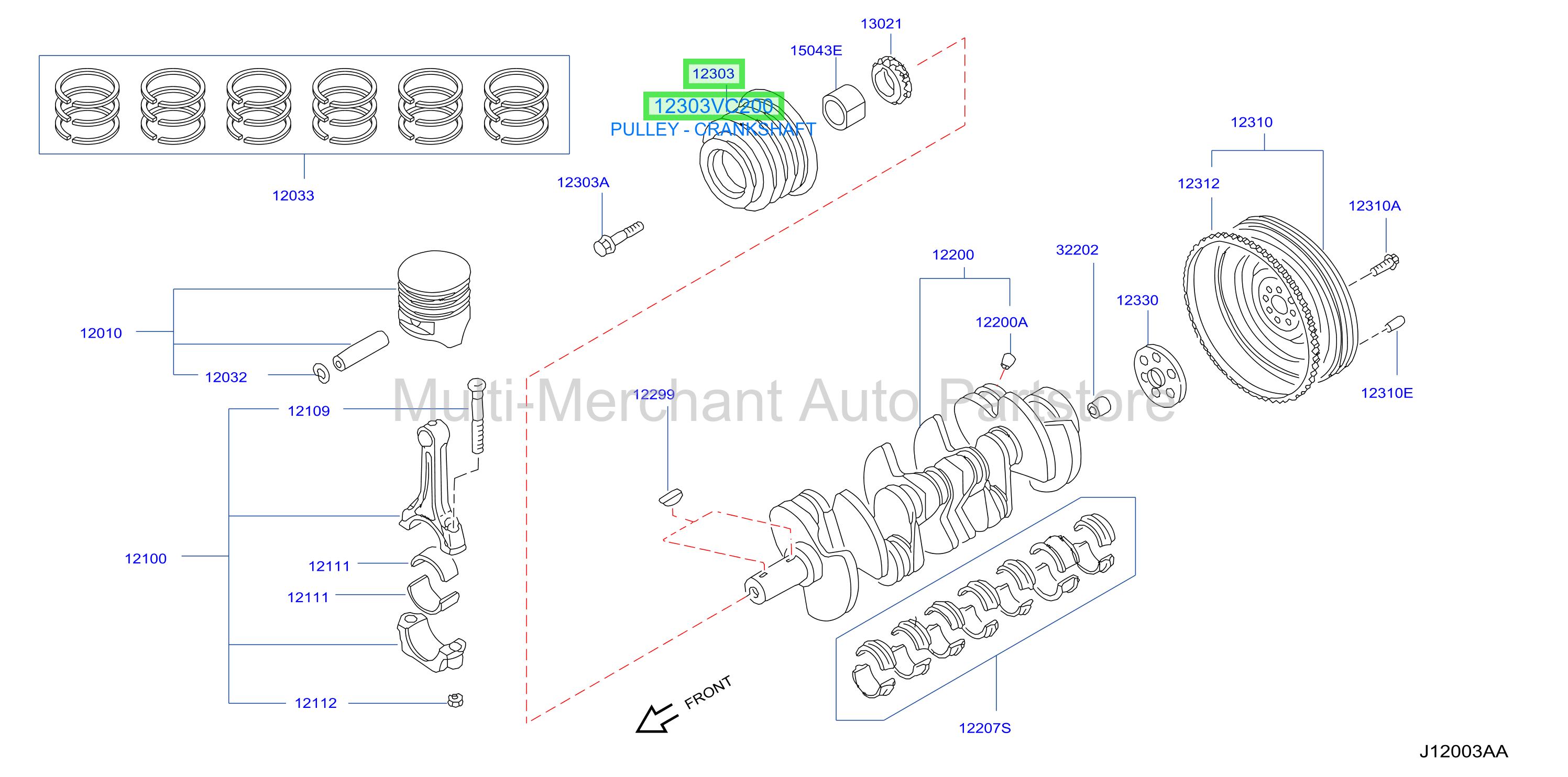 PULLEY - CRANKSHAFT