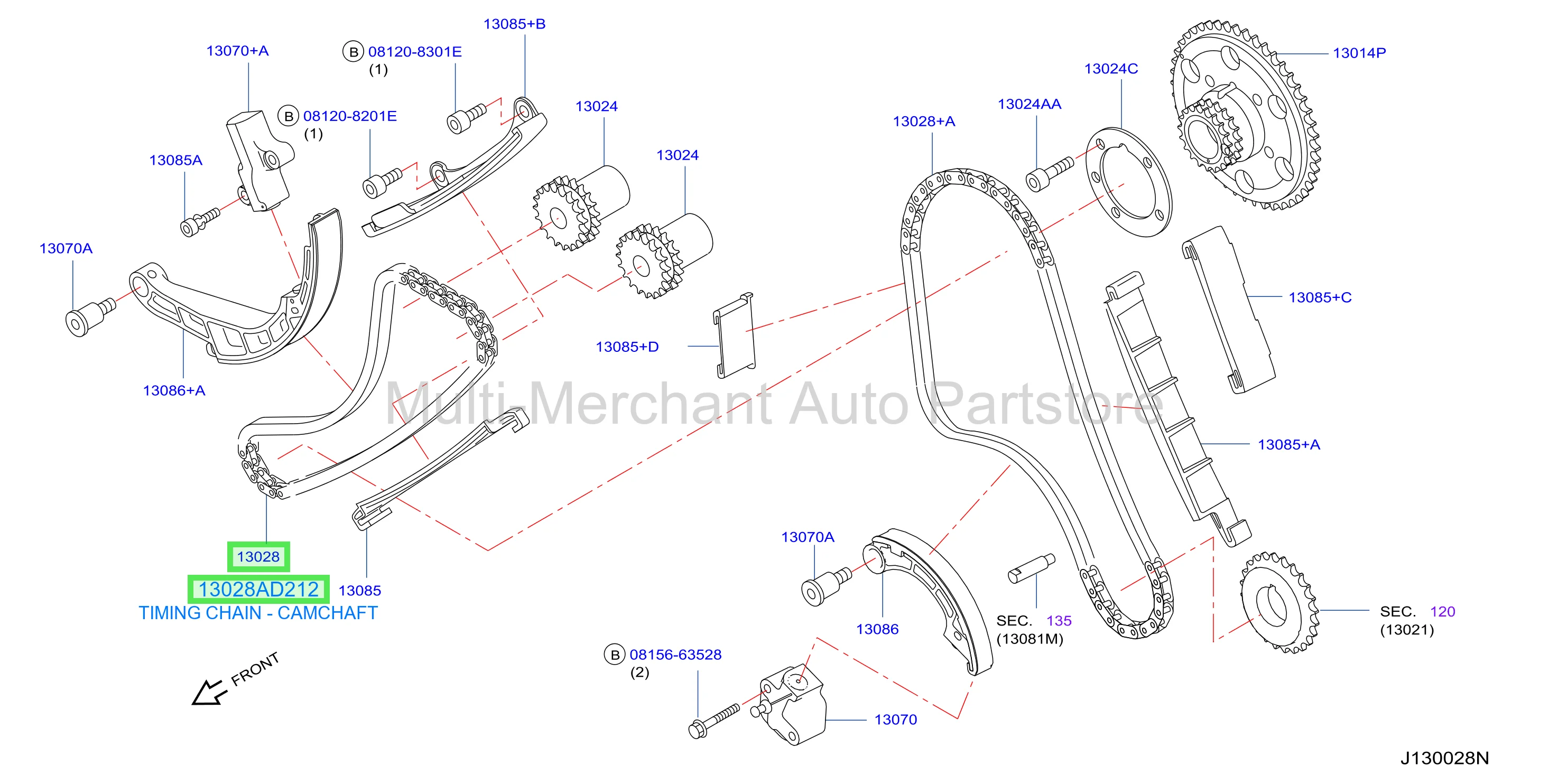 TIMING CHAIN - CAMCHAFT
