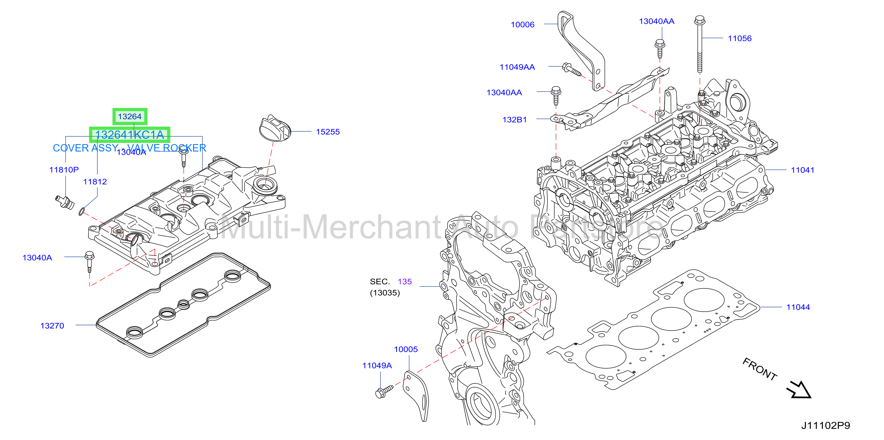 COVER ASSY - VALVE ROCKER