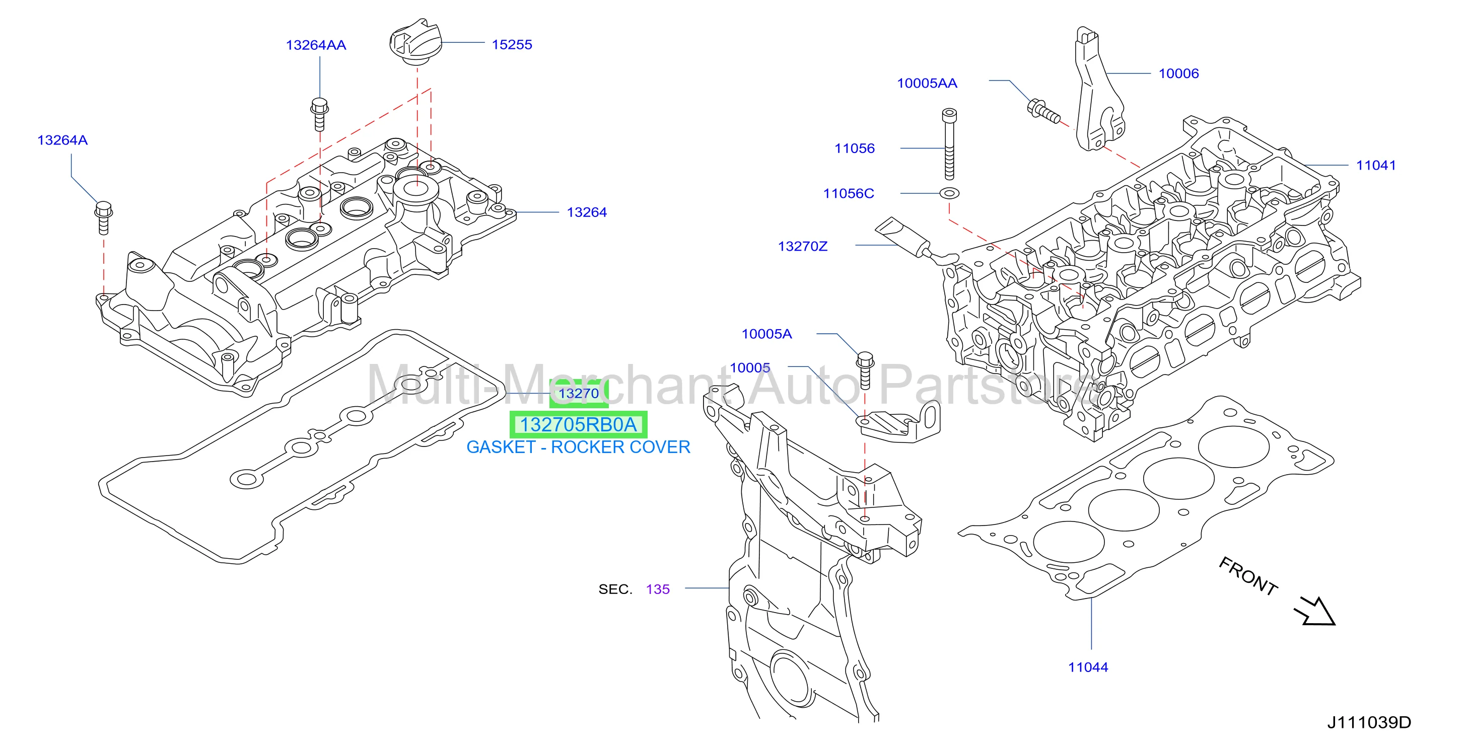 GASKET - ROCKER COVER