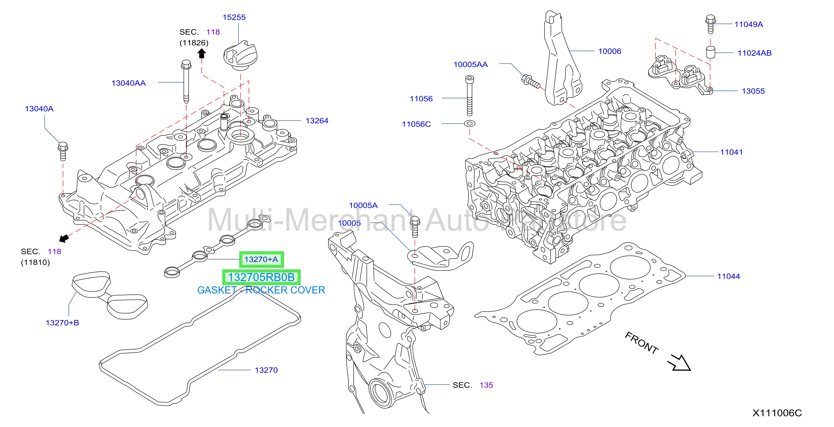 GASKET - ROCKER COVER