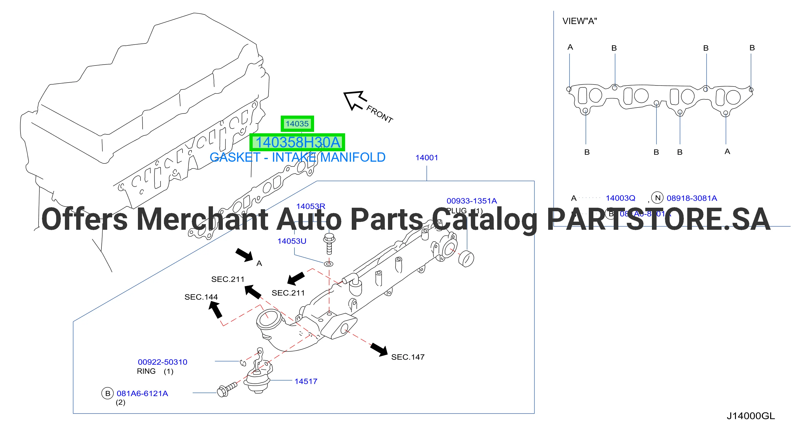 GASKET - INTAKE MANIFOLD