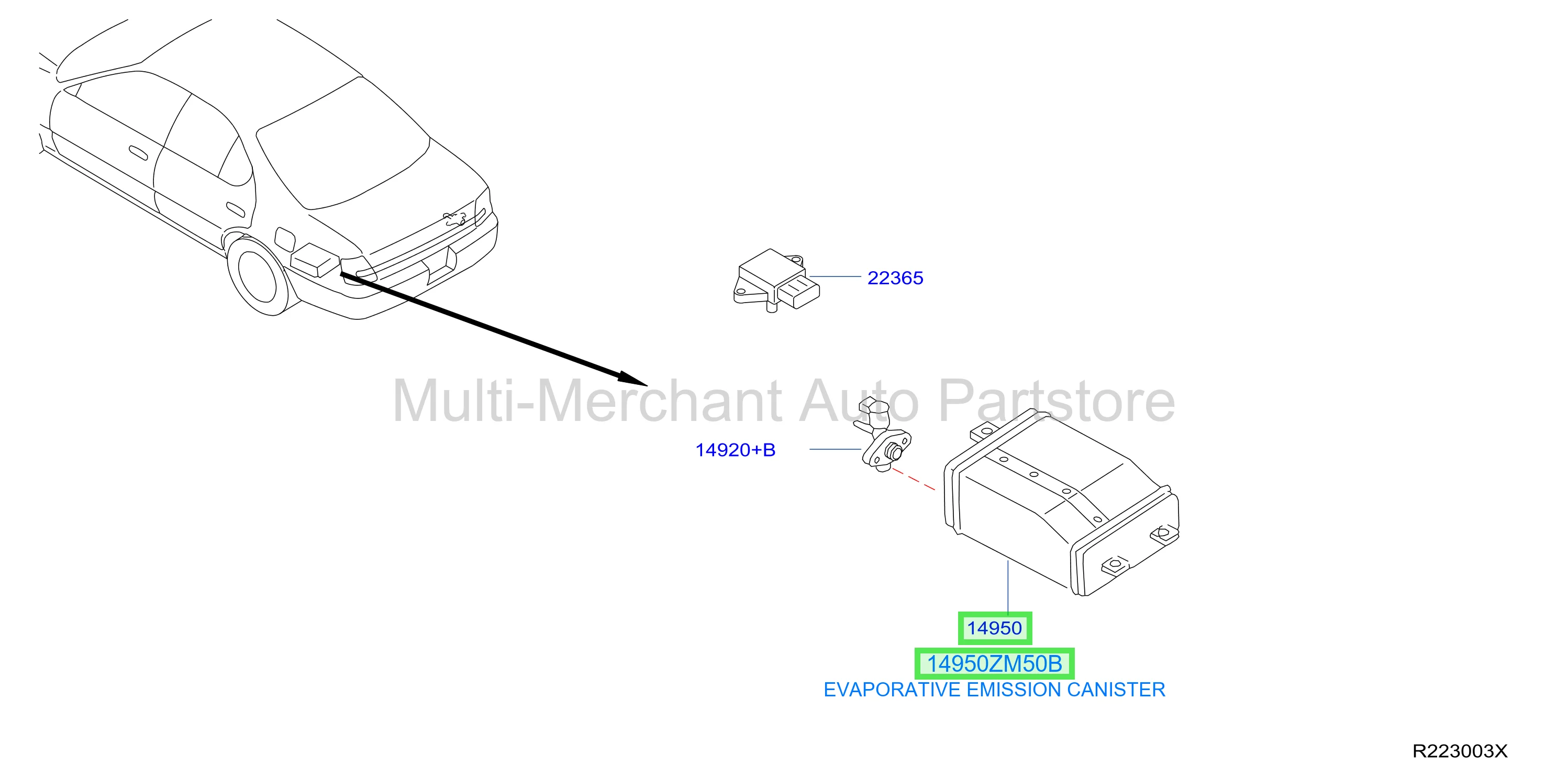 EVAPORATIVE EMISSION CANISTER
