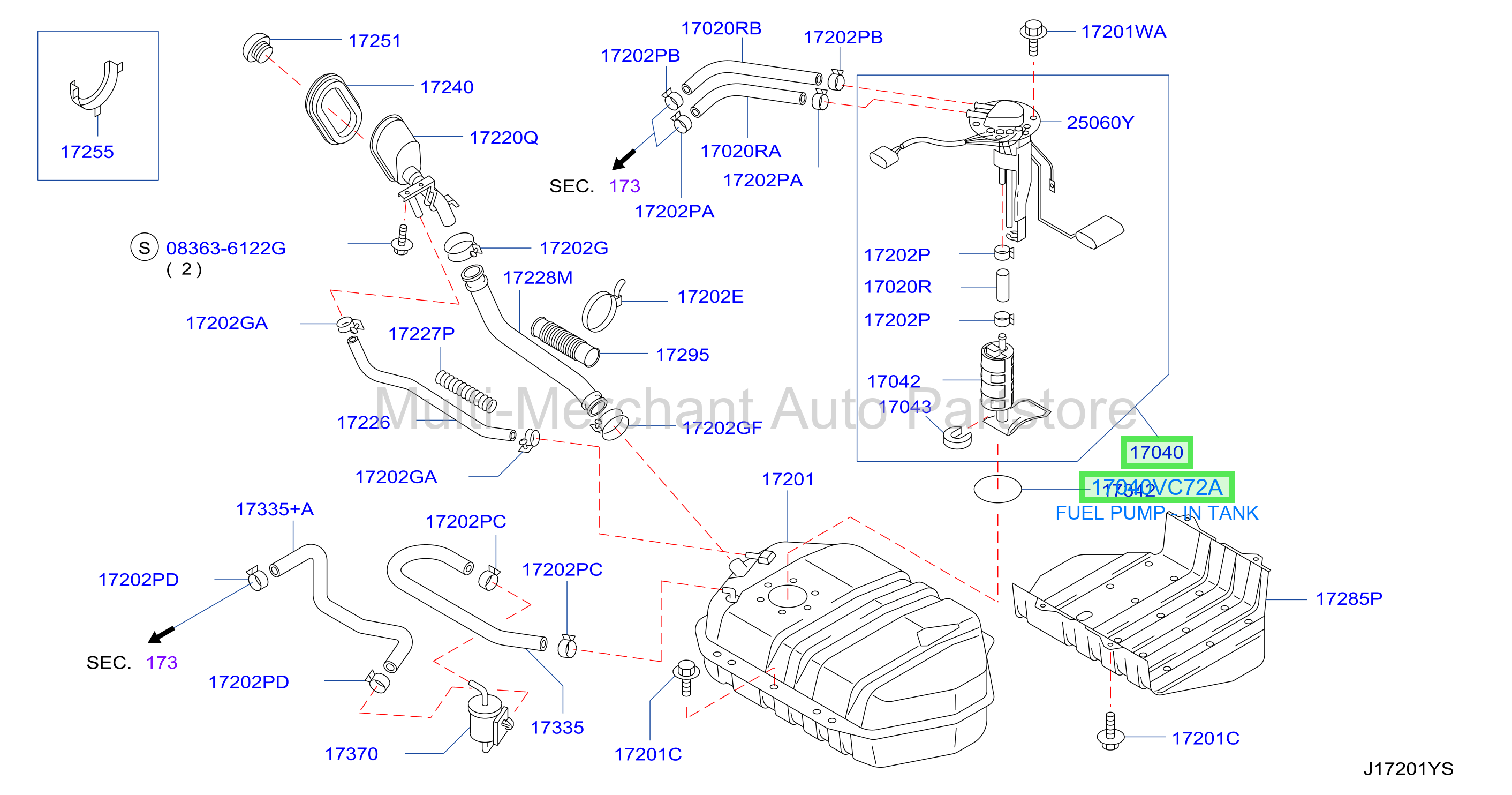 FUEL PUMP - IN TANK