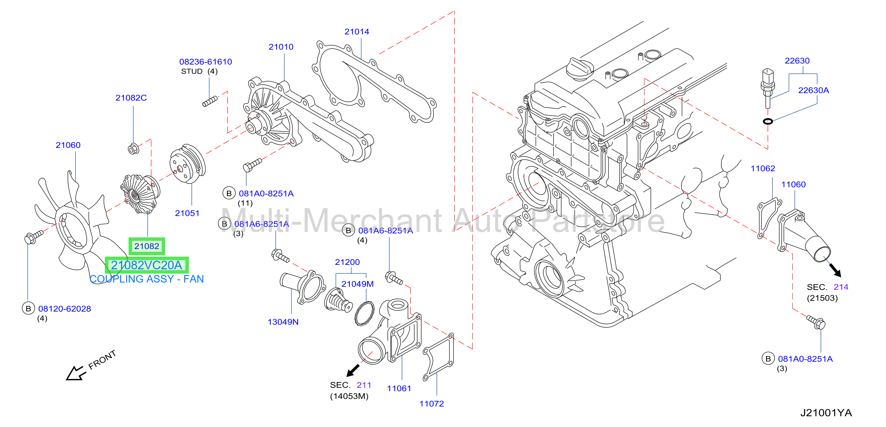 COUPLING ASSY - FAN