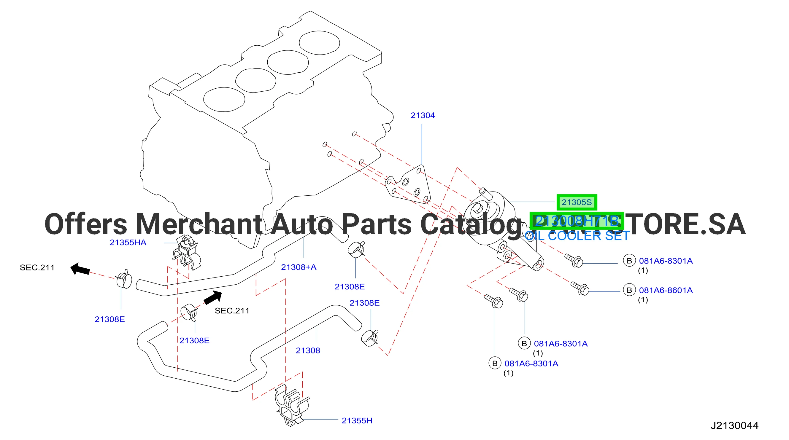 OIL COOLER SET