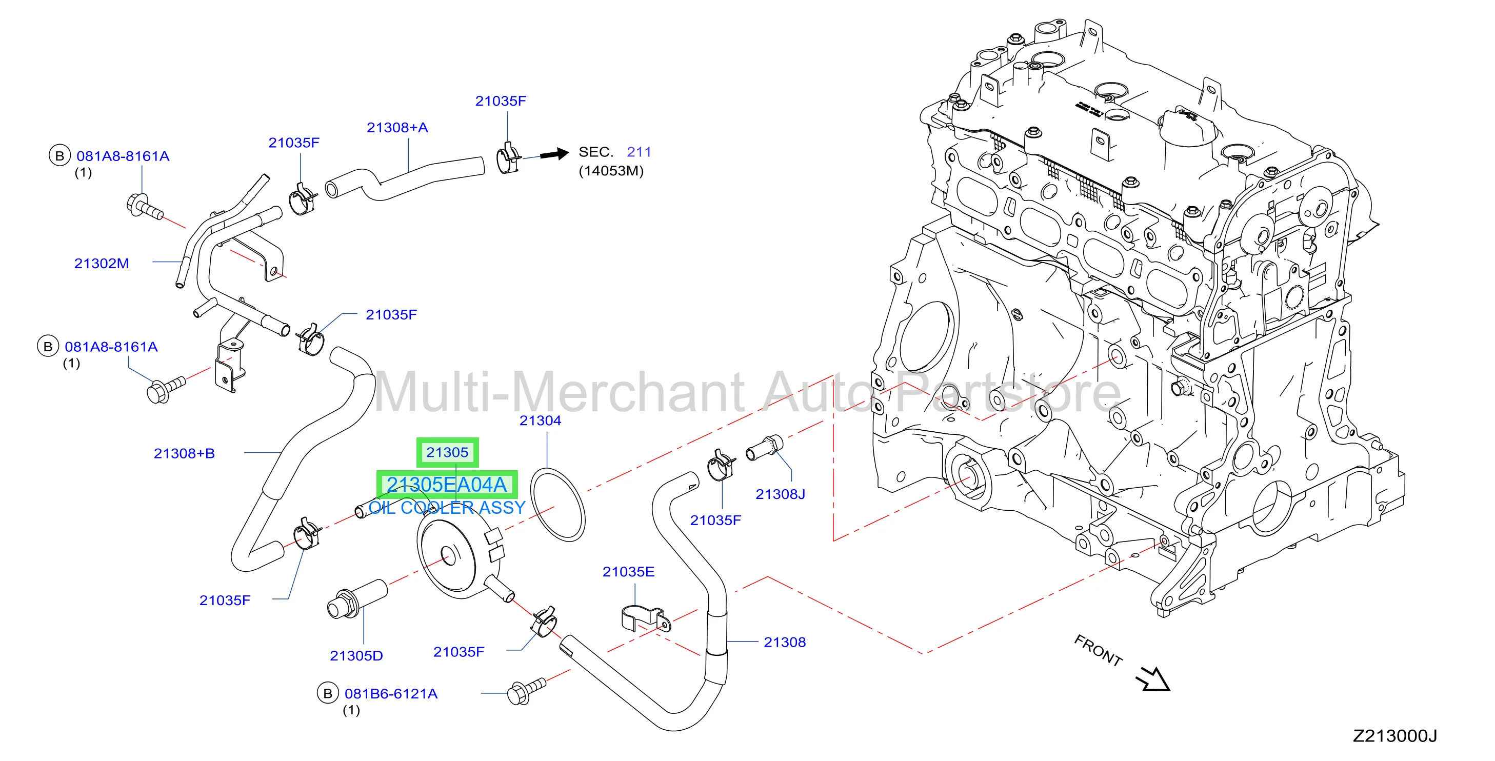 OIL COOLER ASSY