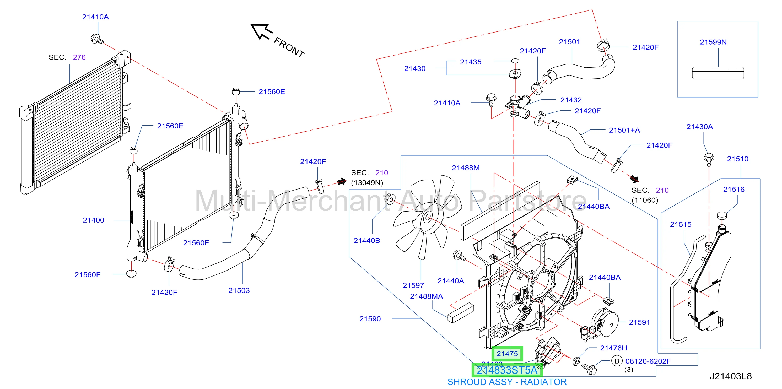 SHROUD ASSY - RADIATOR