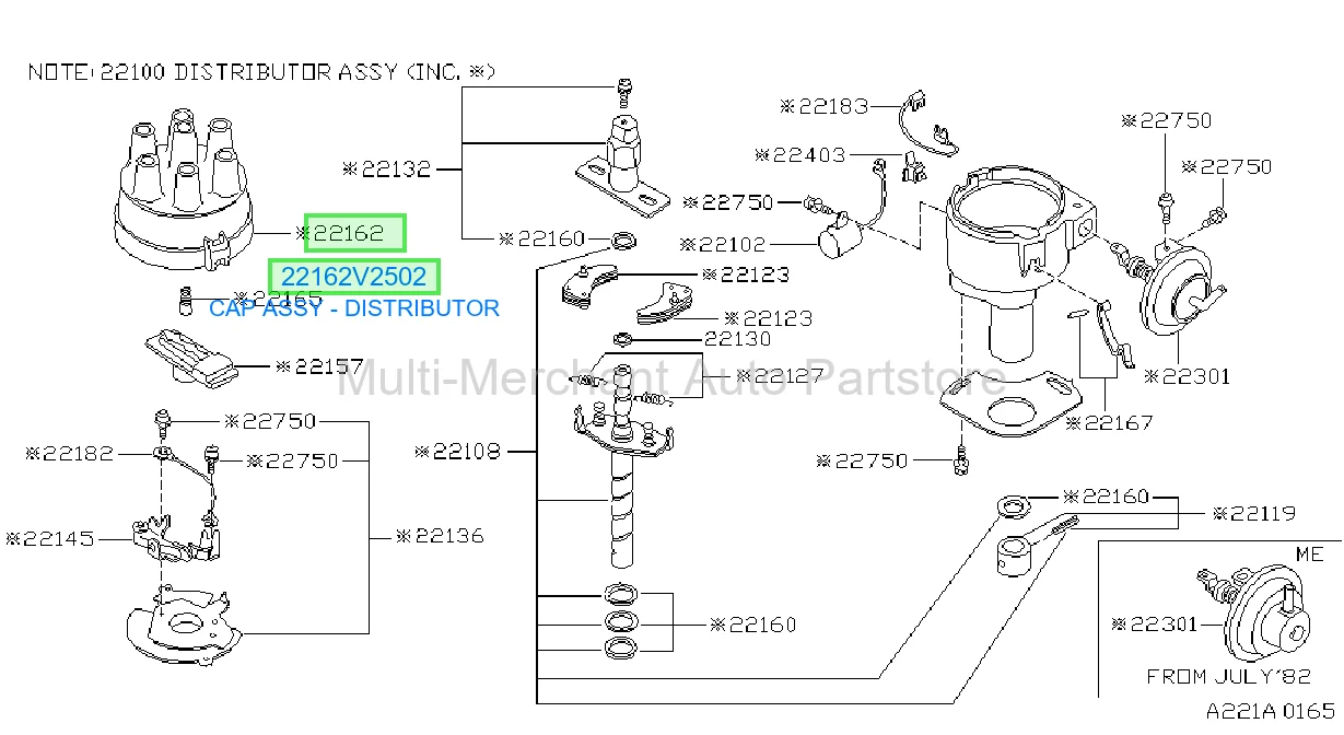 CAP ASSY - DISTRIBUTOR