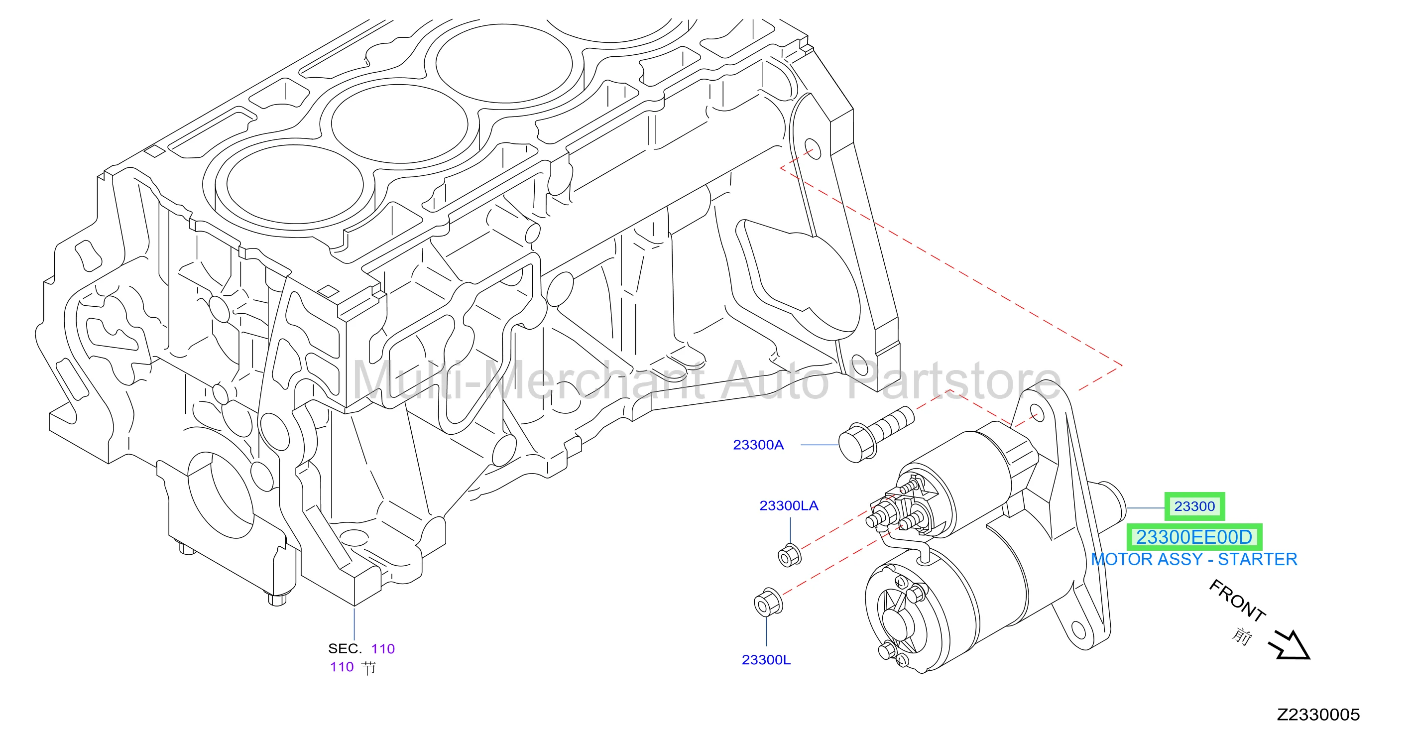 MOTOR ASSY - STARTER
