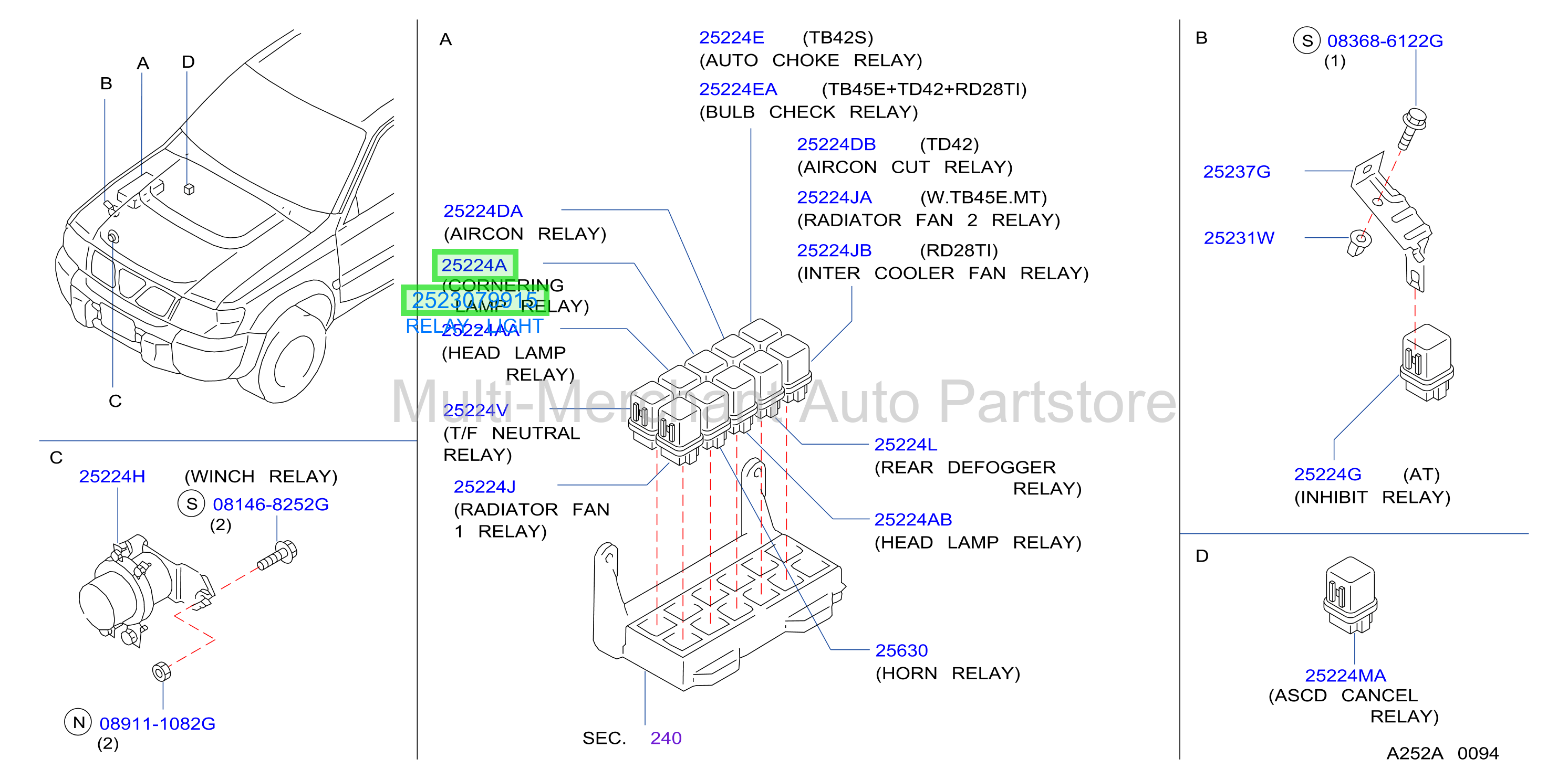 RELAY ASSY - AIR CON