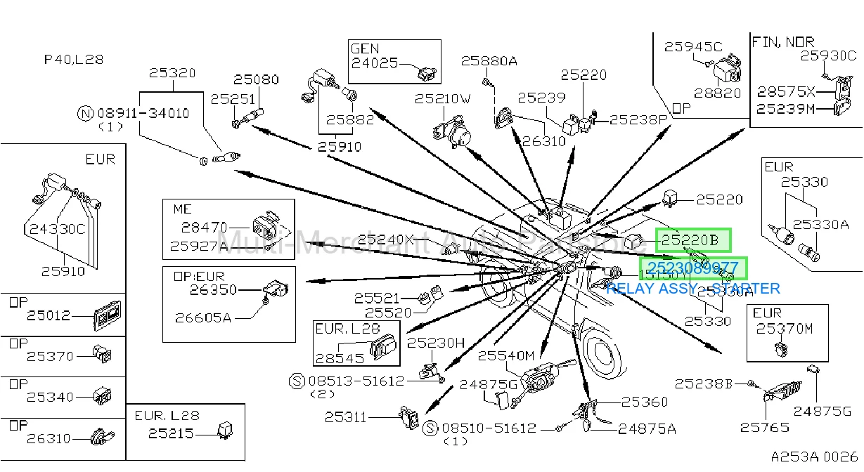 RELAY ASSY - STARTER