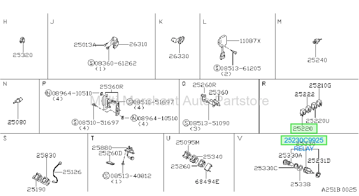 RELAY ASSY - MOTOR FAN