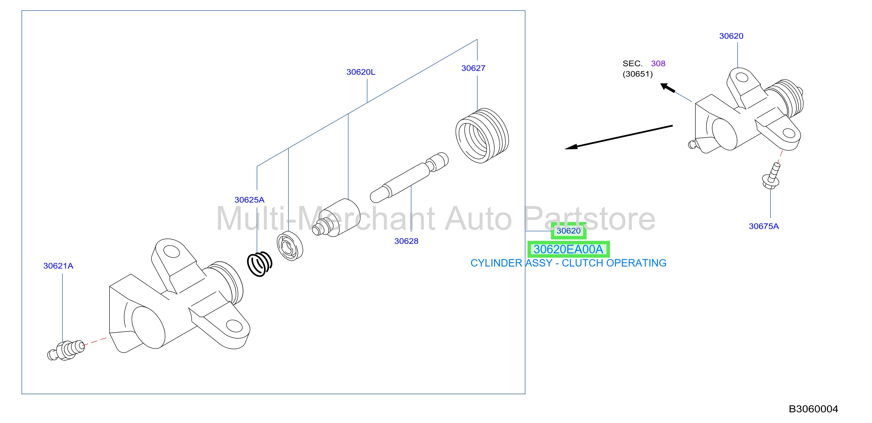 CYLINDER ASSY - CLUTCH OPERATING