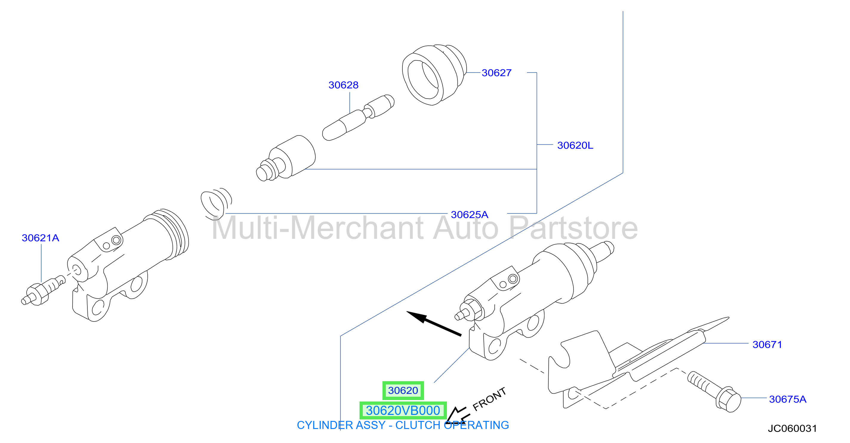 CYLINDER ASSY - CLUTCH OPERATING