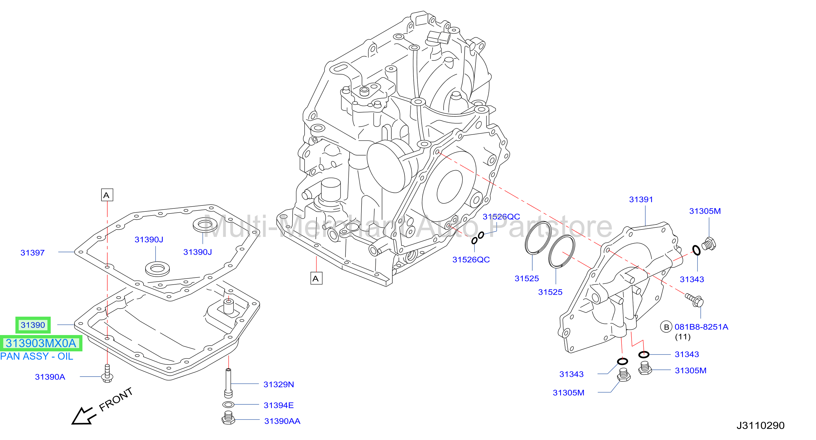 PAN ASSY - OIL
