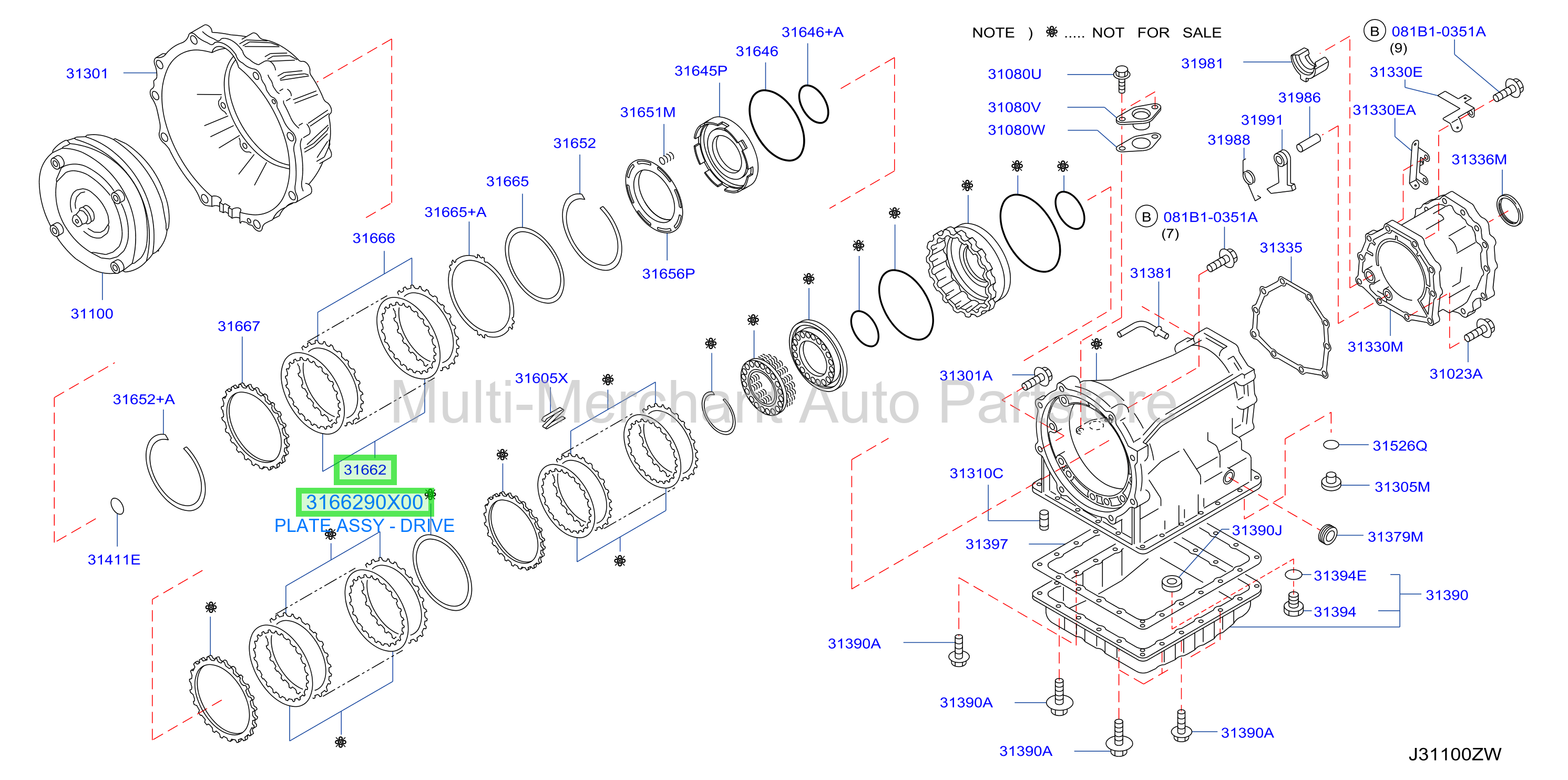 PLATE ASSY - DRIVE