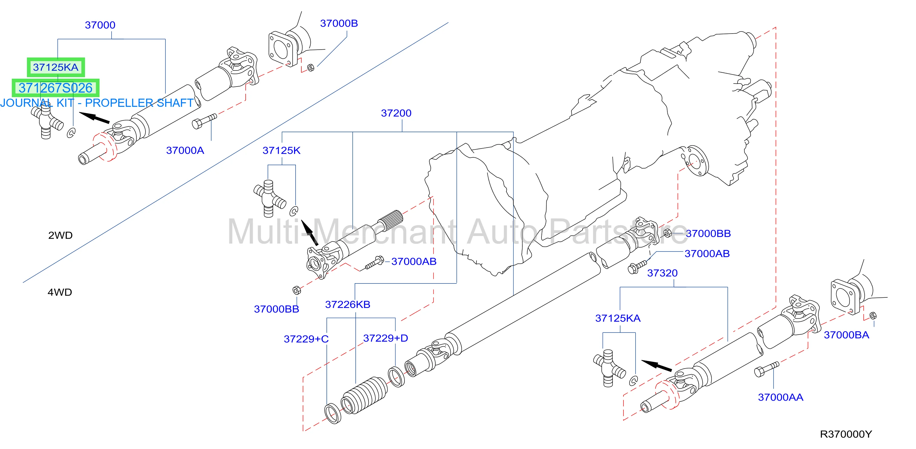 JOURNAL KIT - PROPELLER SHAFT