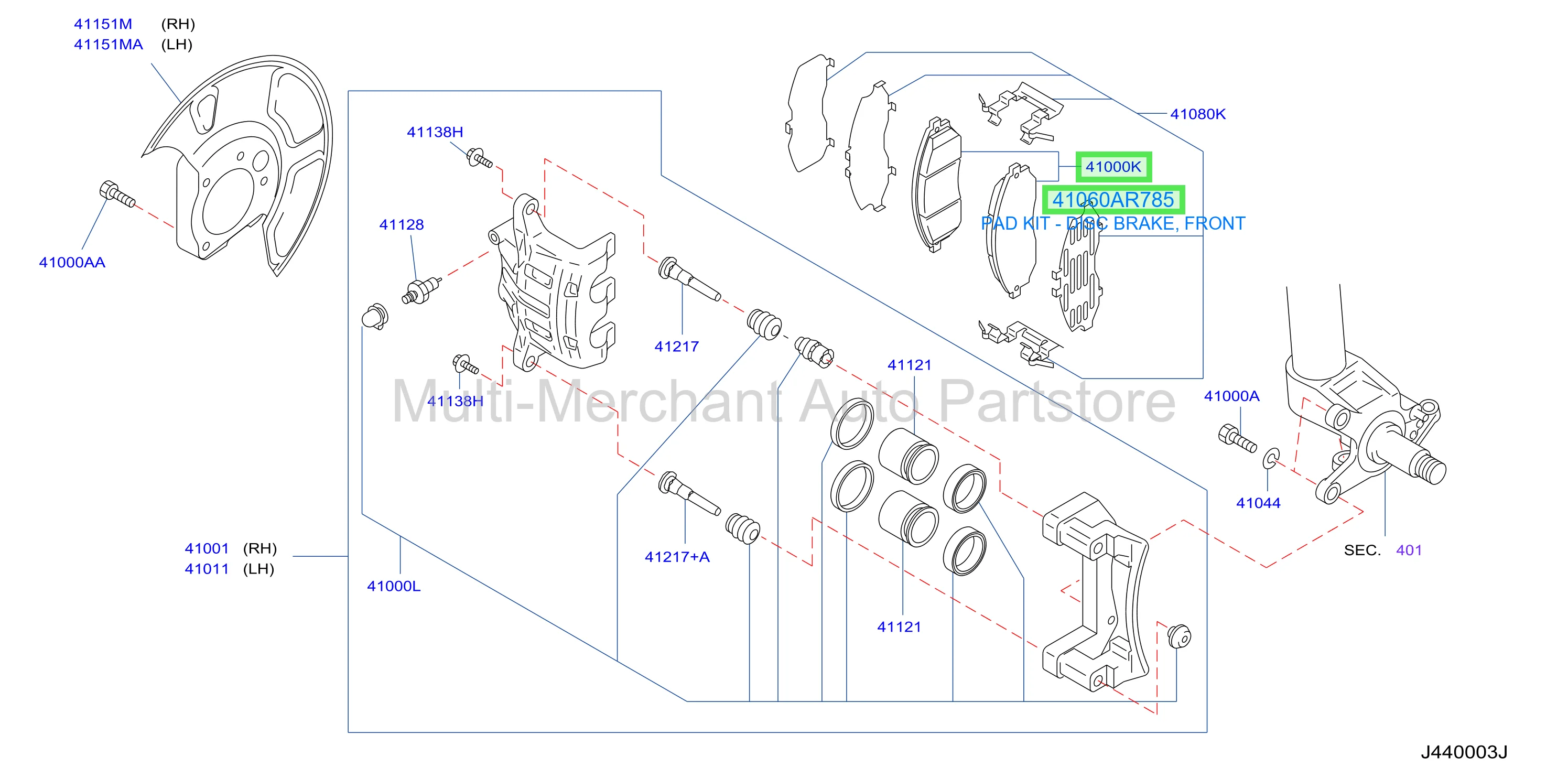 PAD KIT - DISC BRAKE, FRONT