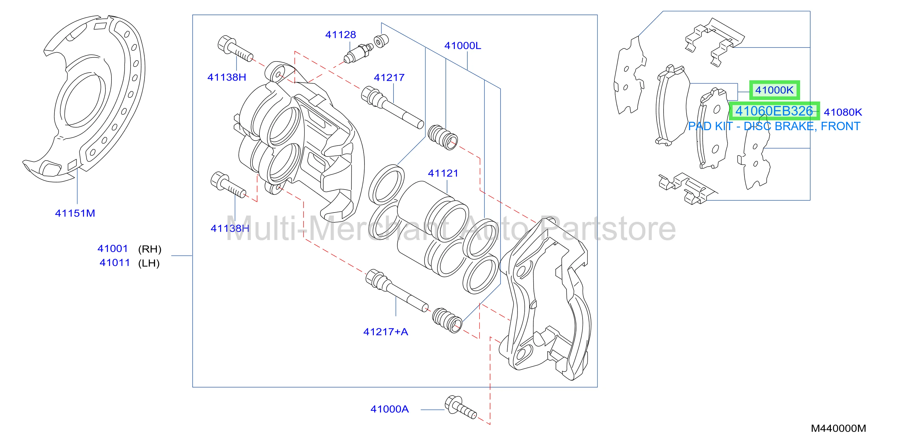 PAD KIT - DISC BRAKE, FRONT