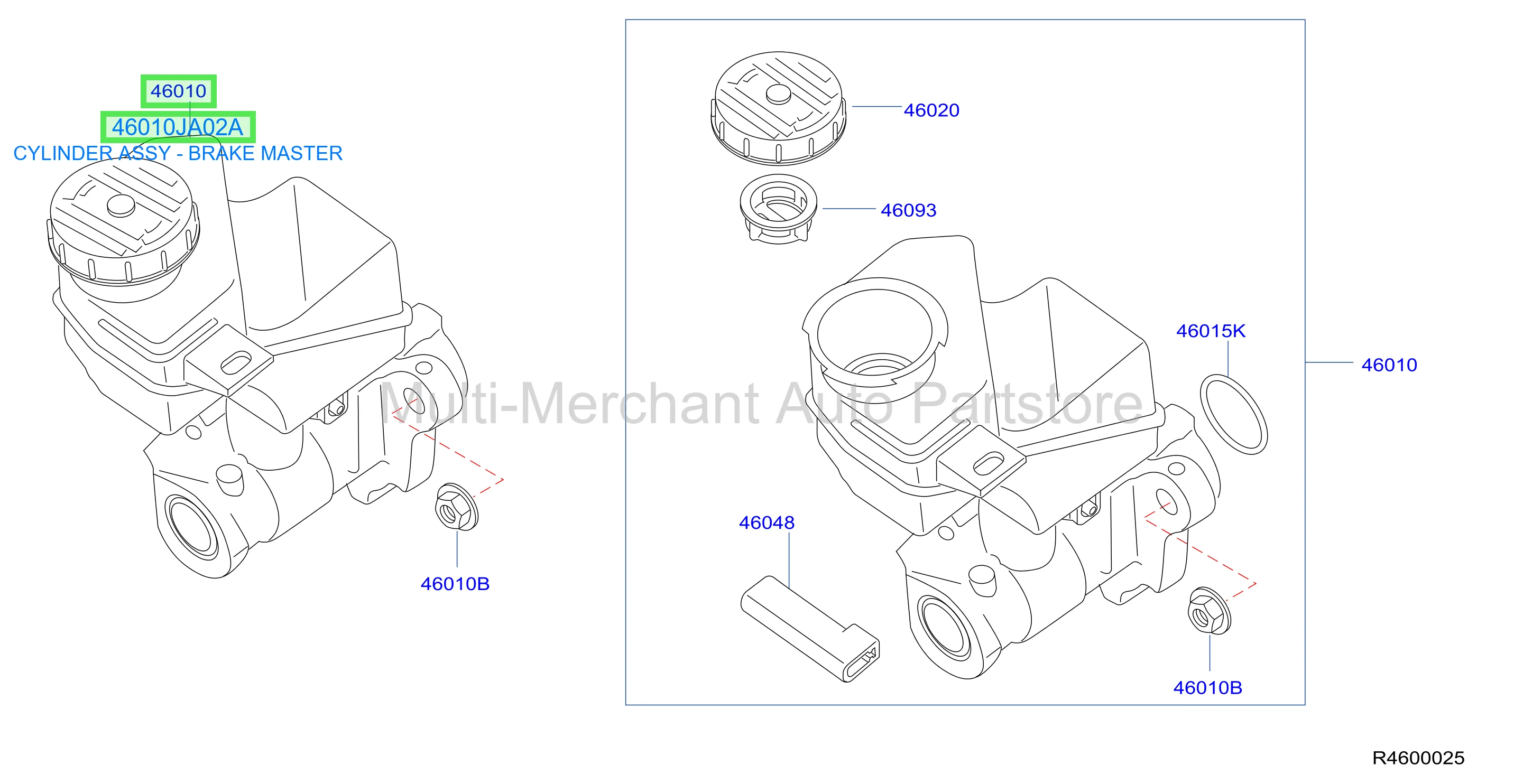 CYLINDER ASSY - BRAKE MASTER