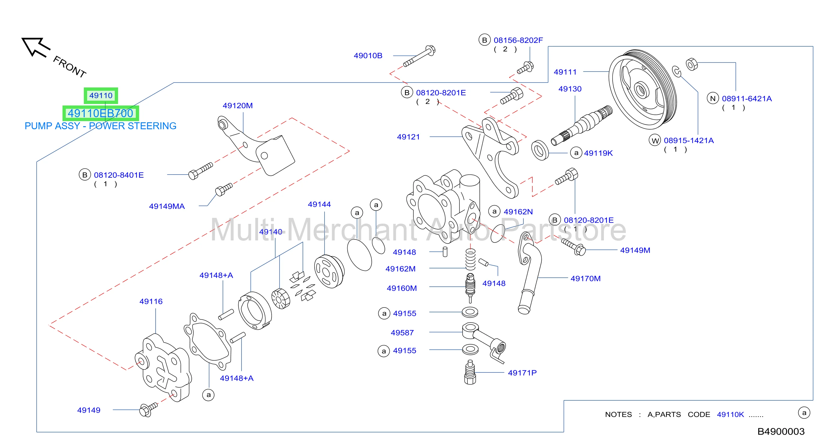 PUMP ASSY - POWER STEERING