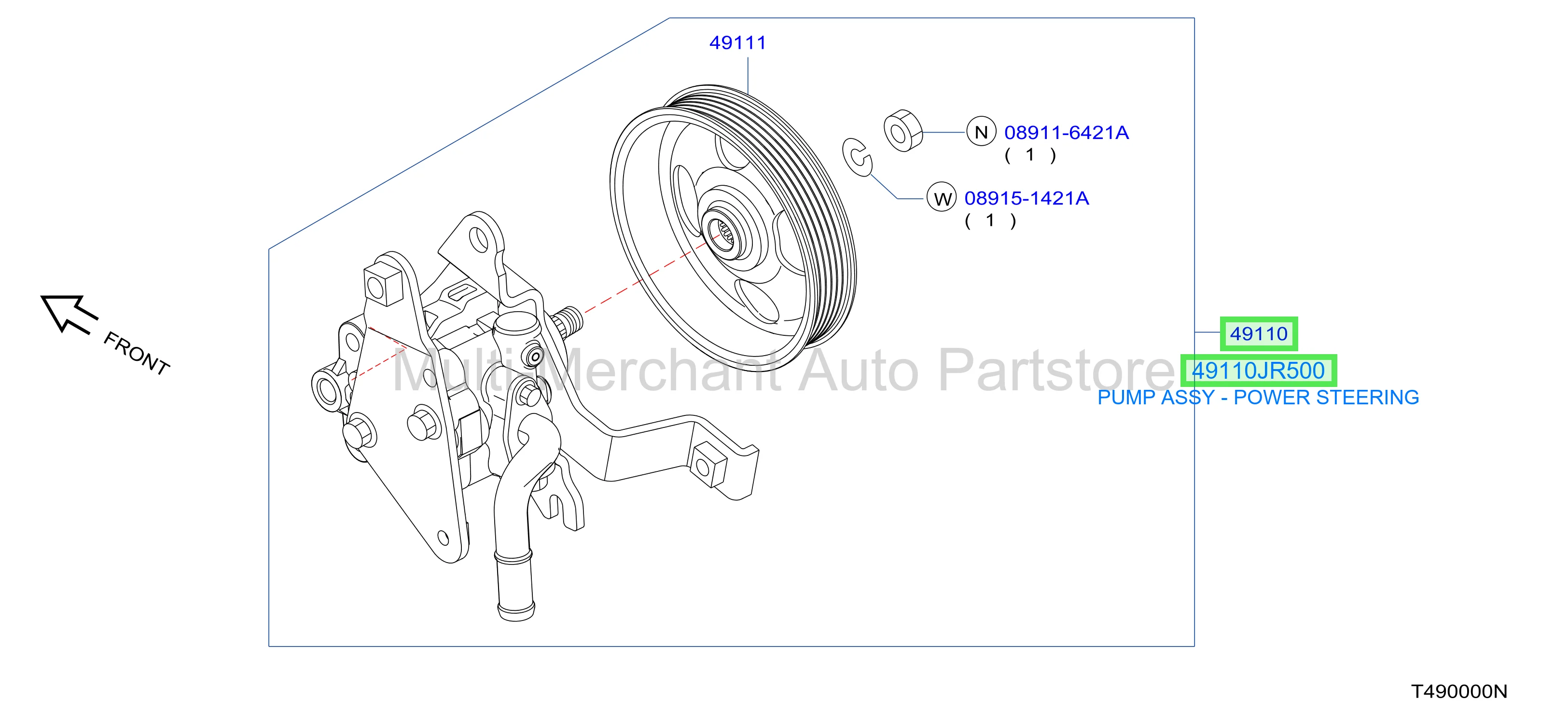 PUMP ASSY - POWER STEERING