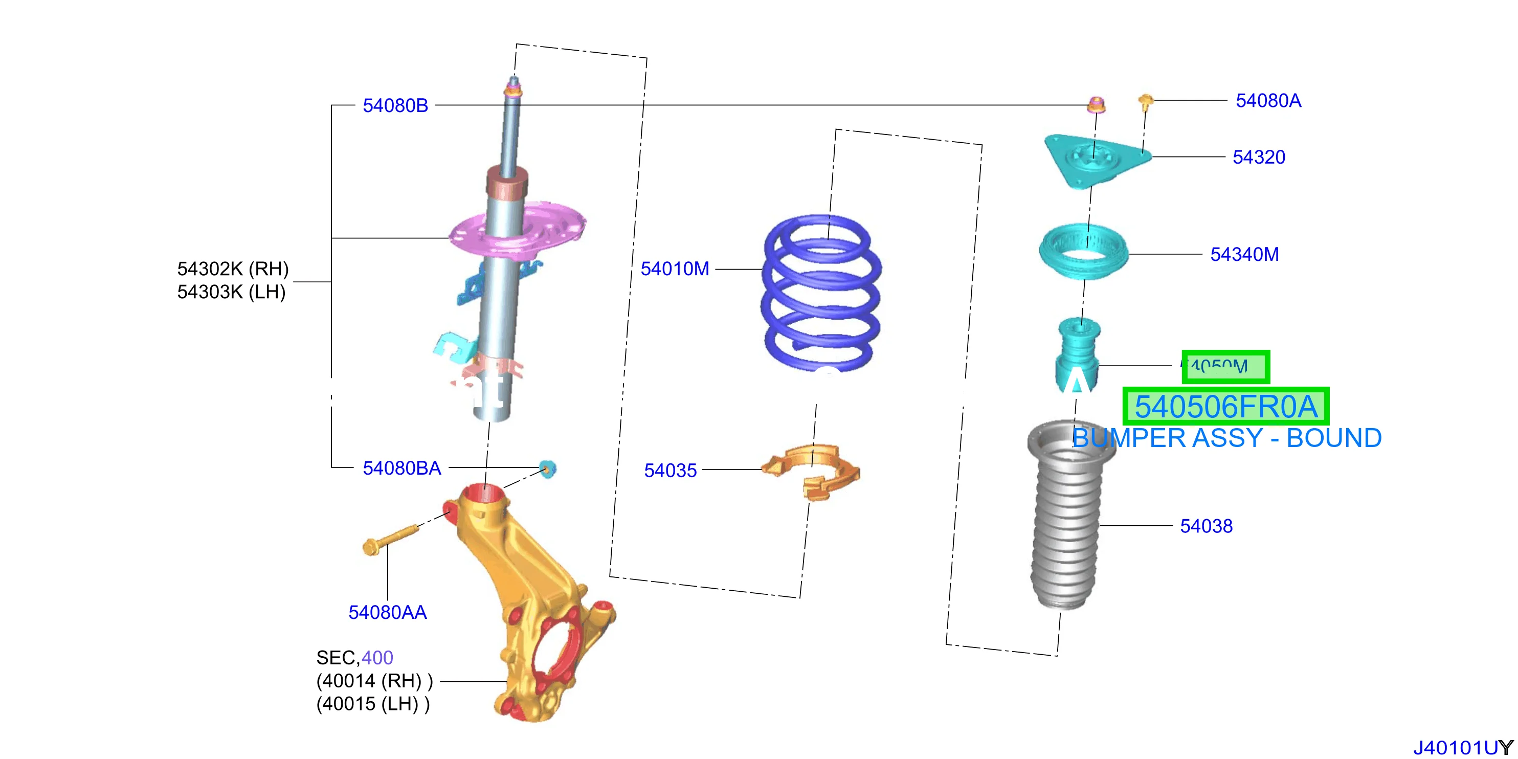 BUMPER ASSY - BOUND