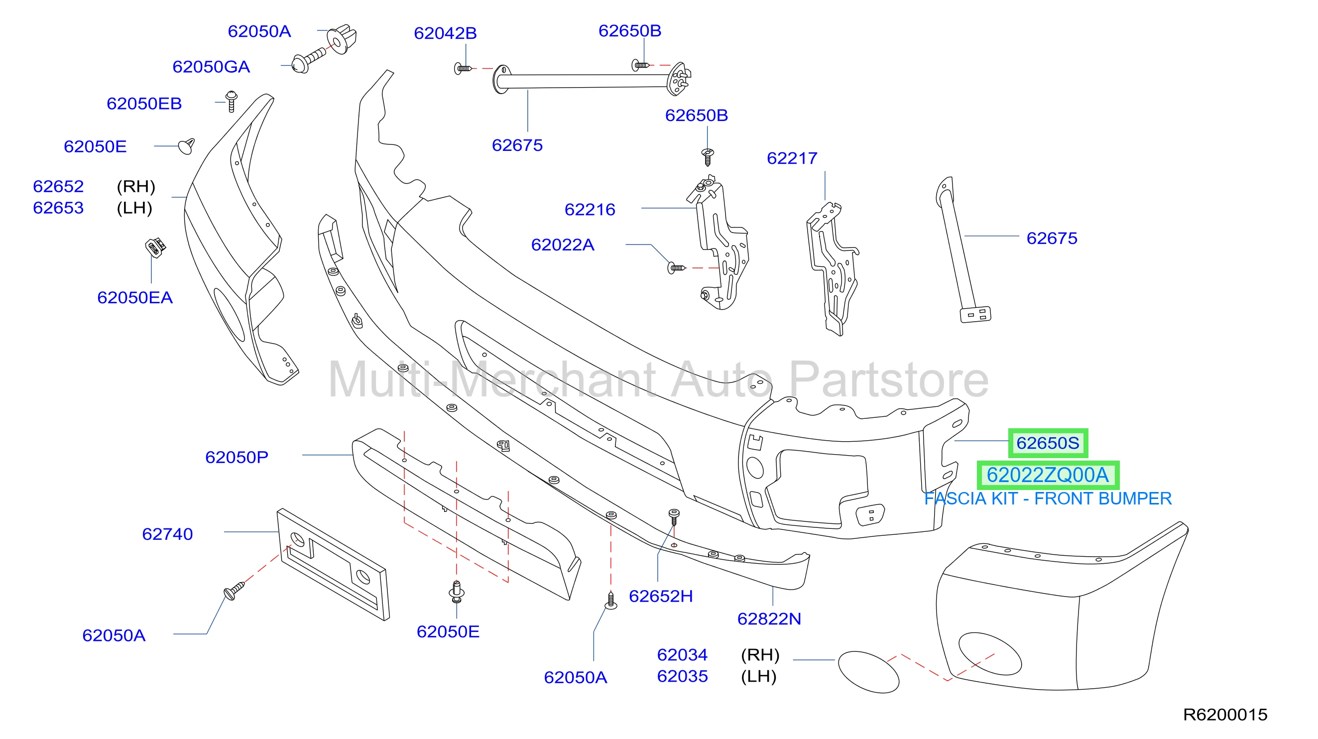 FASCIA KIT - FRONT BUMPER