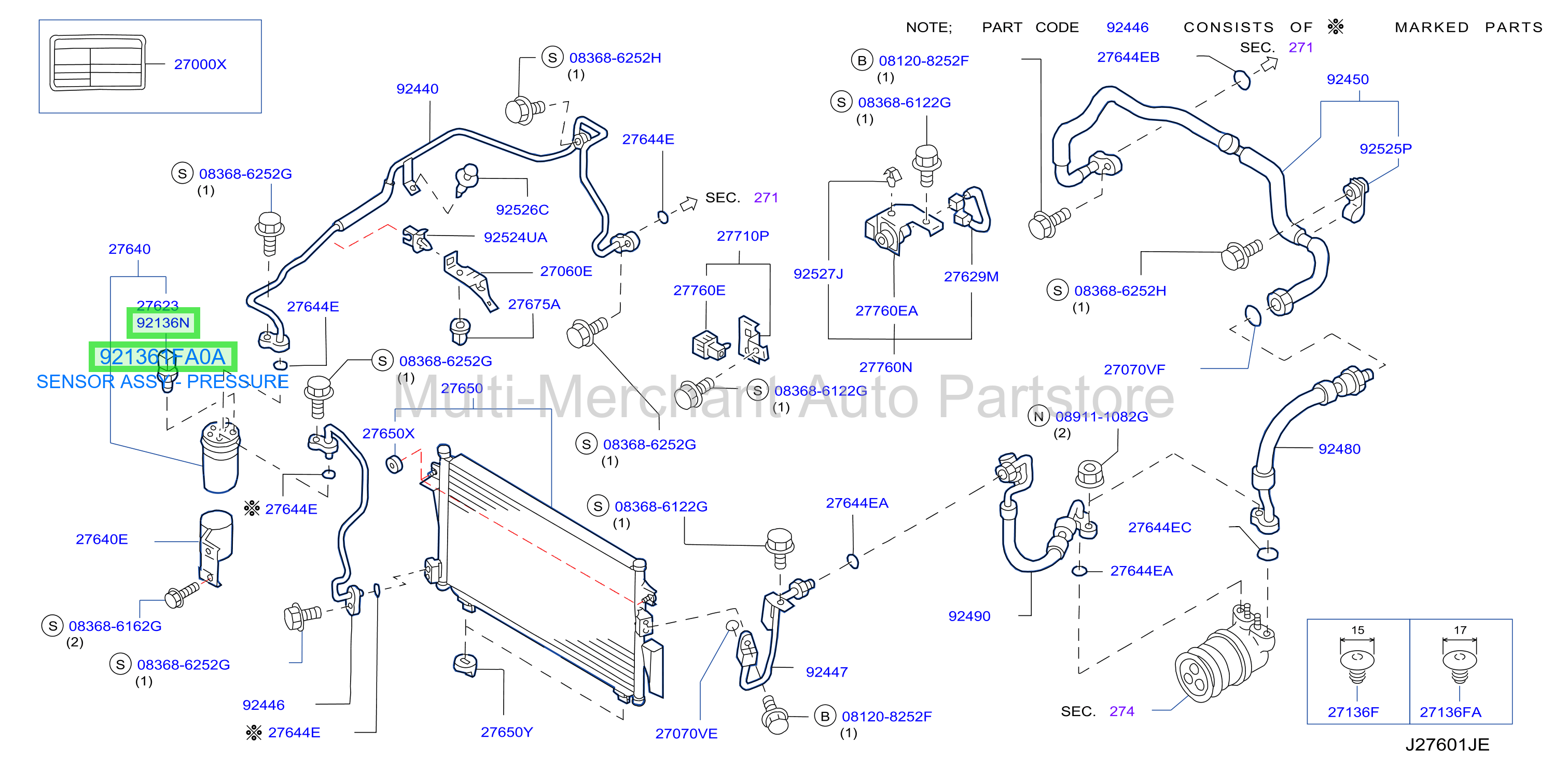 SENSOR ASSY - PRESSURE
