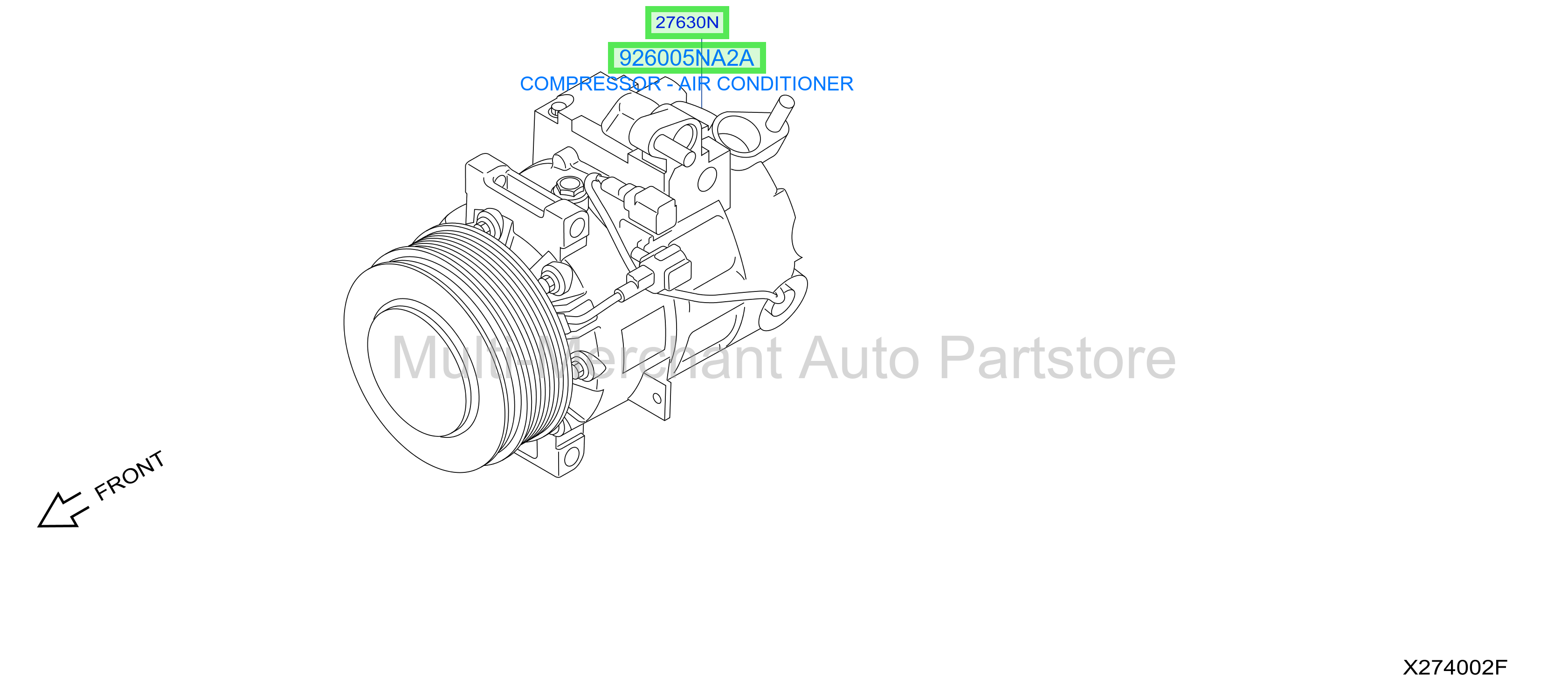 COMPRESSOR - AIR CONDITIONER