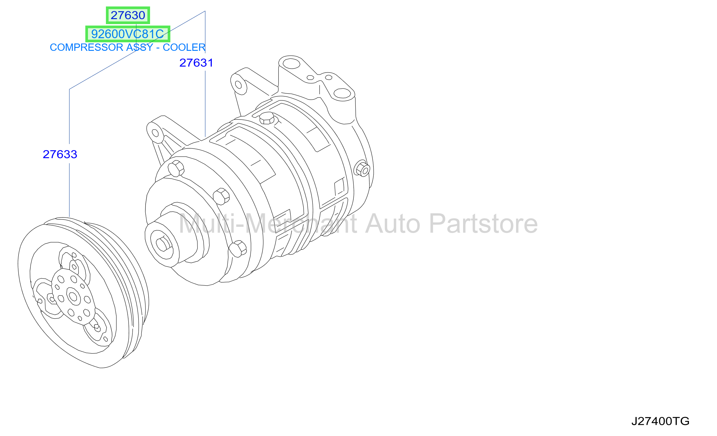 كمبروسر مكيف