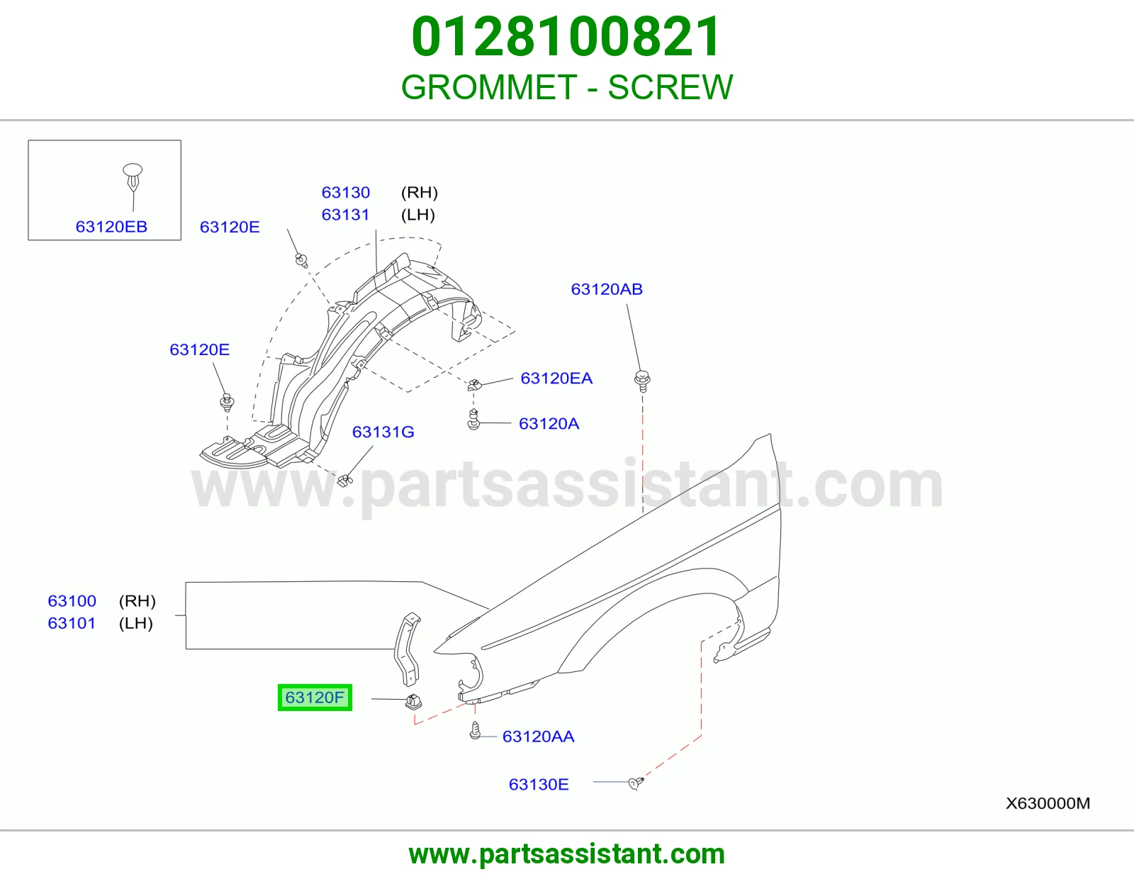 GROMMET - SCREW