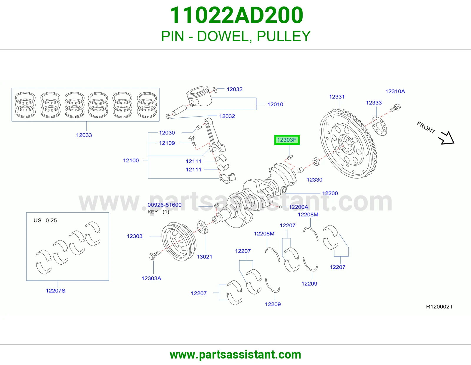 PIN - DOWEL, PULLEY