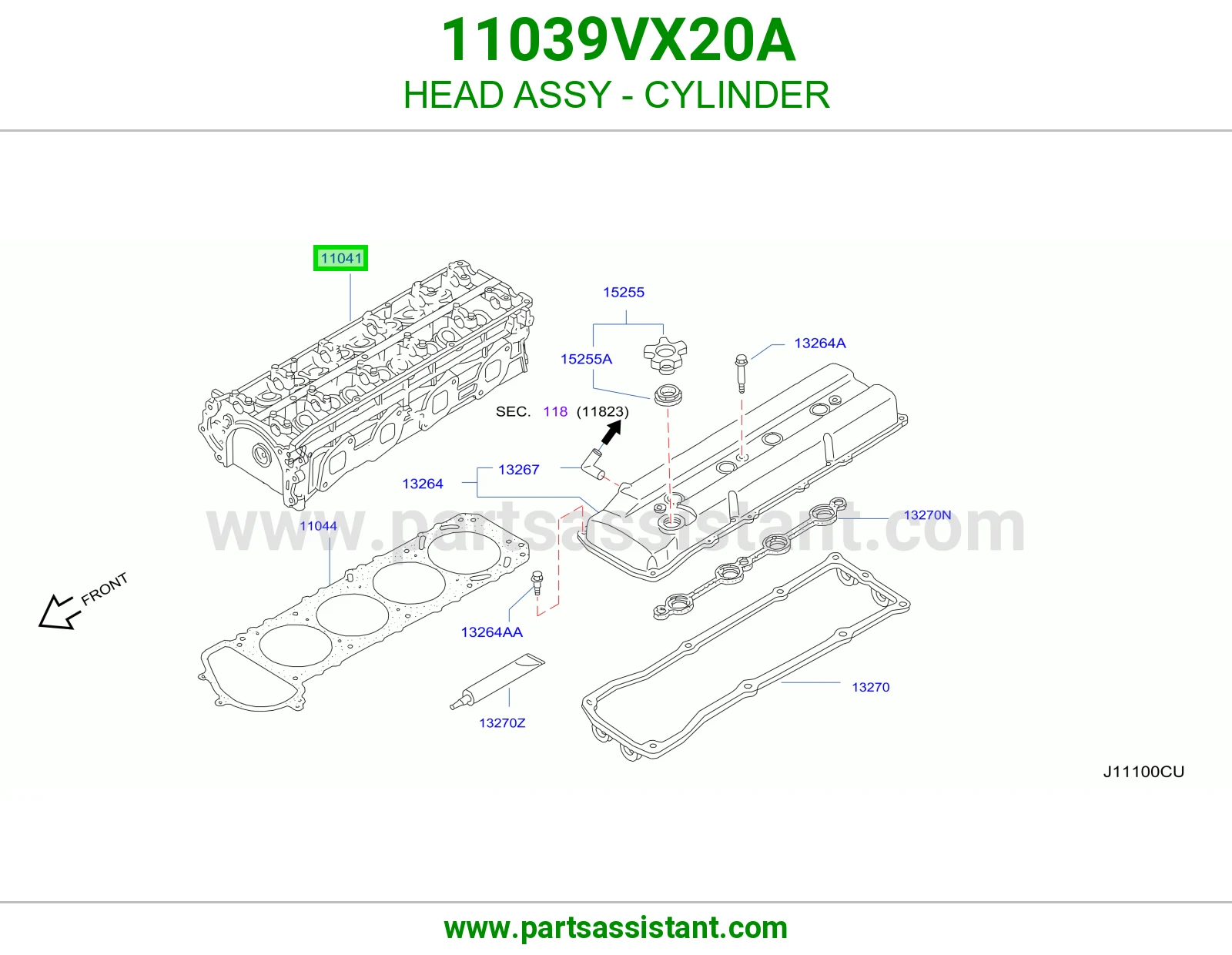 HEAD ASSY - CYLINDER