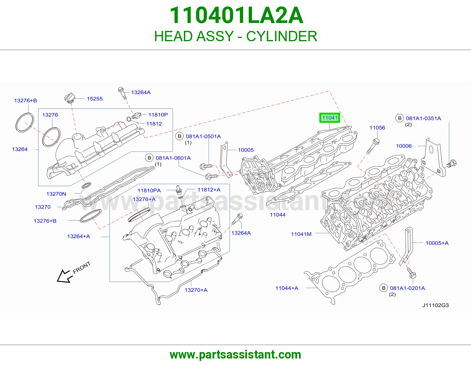 HEAD ASSY - CYLINDER