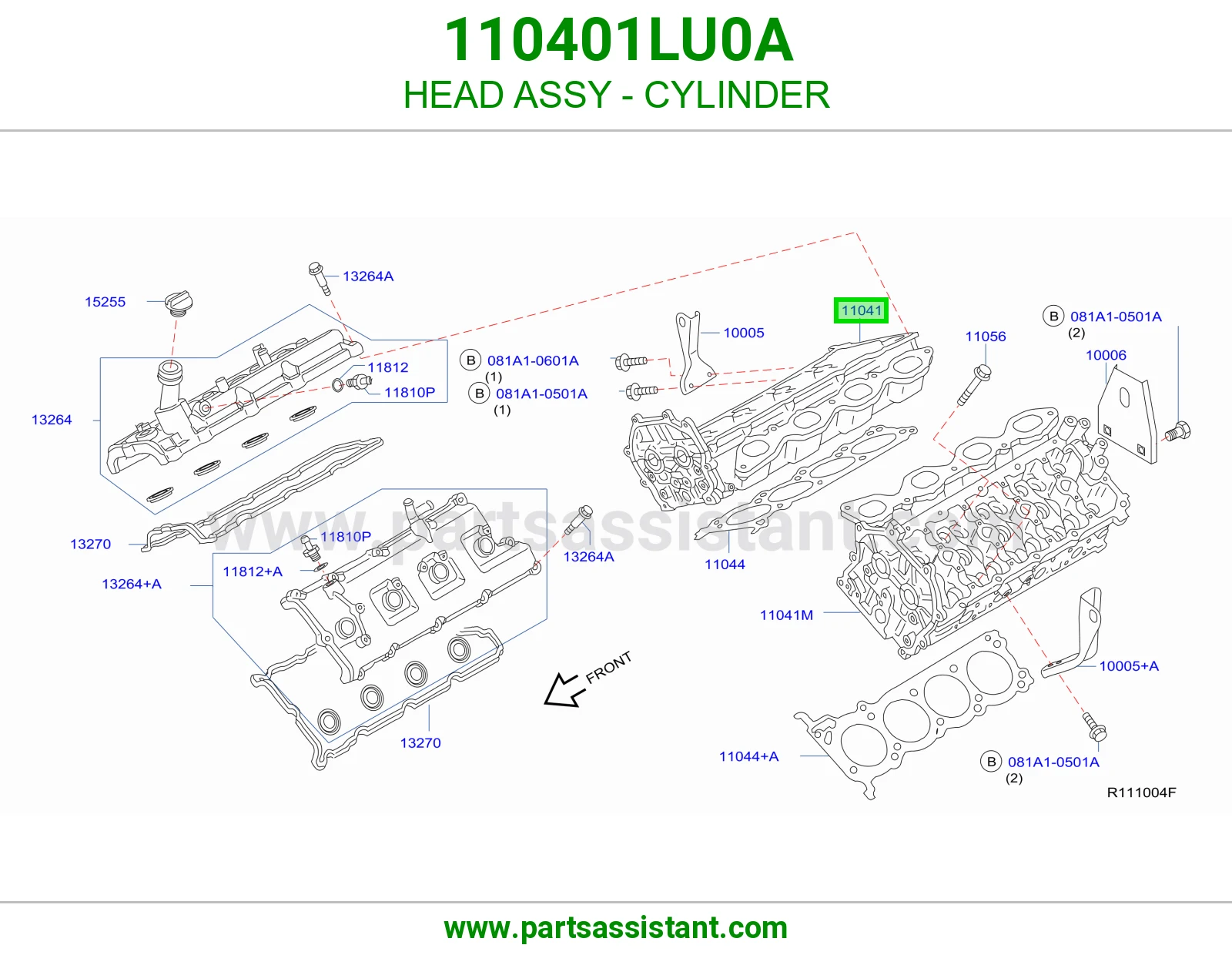 HEAD ASSY - CYLINDER