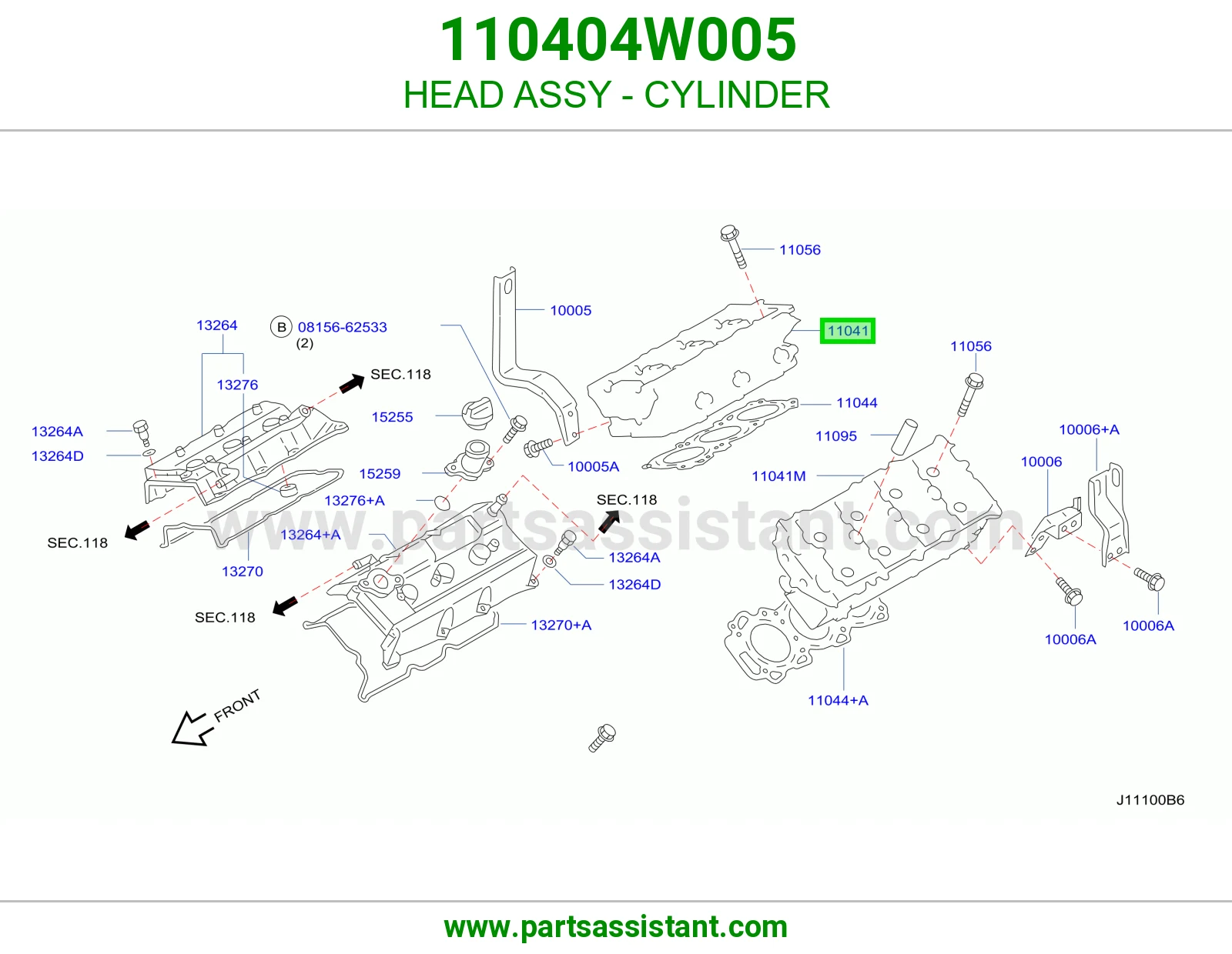HEAD ASSY - CYLINDER