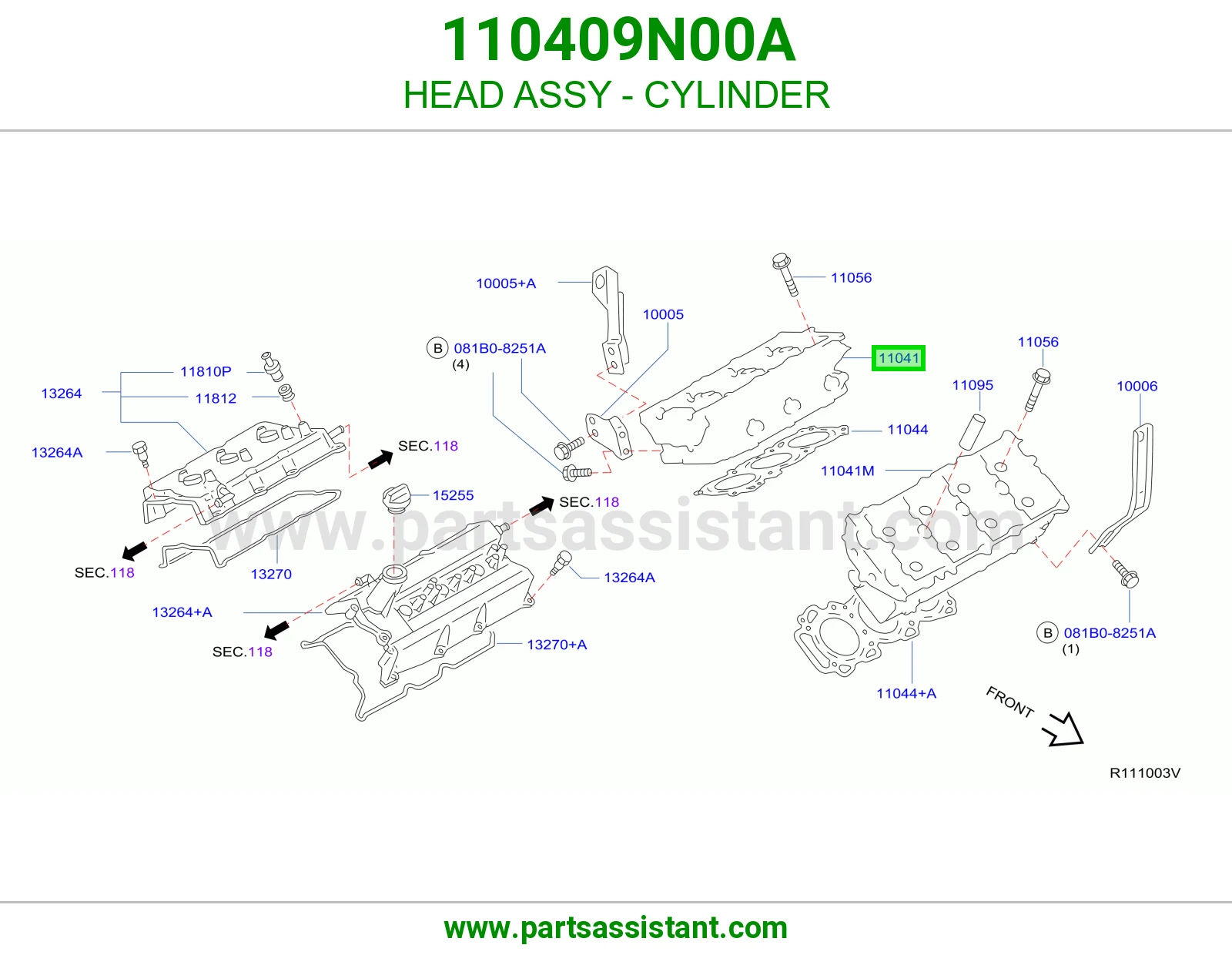 HEAD ASSY - CYLINDER